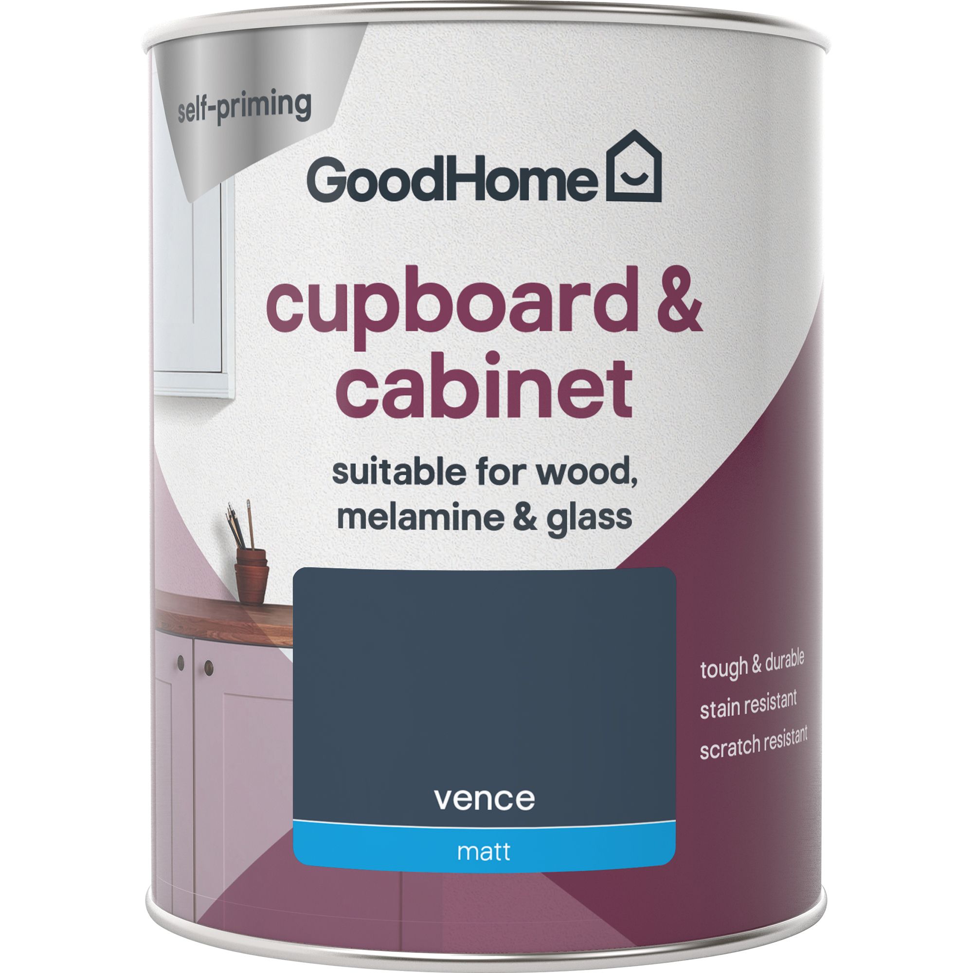 GoodHome Renovation Vence Matt Cupboard & cabinet paint, 750ml