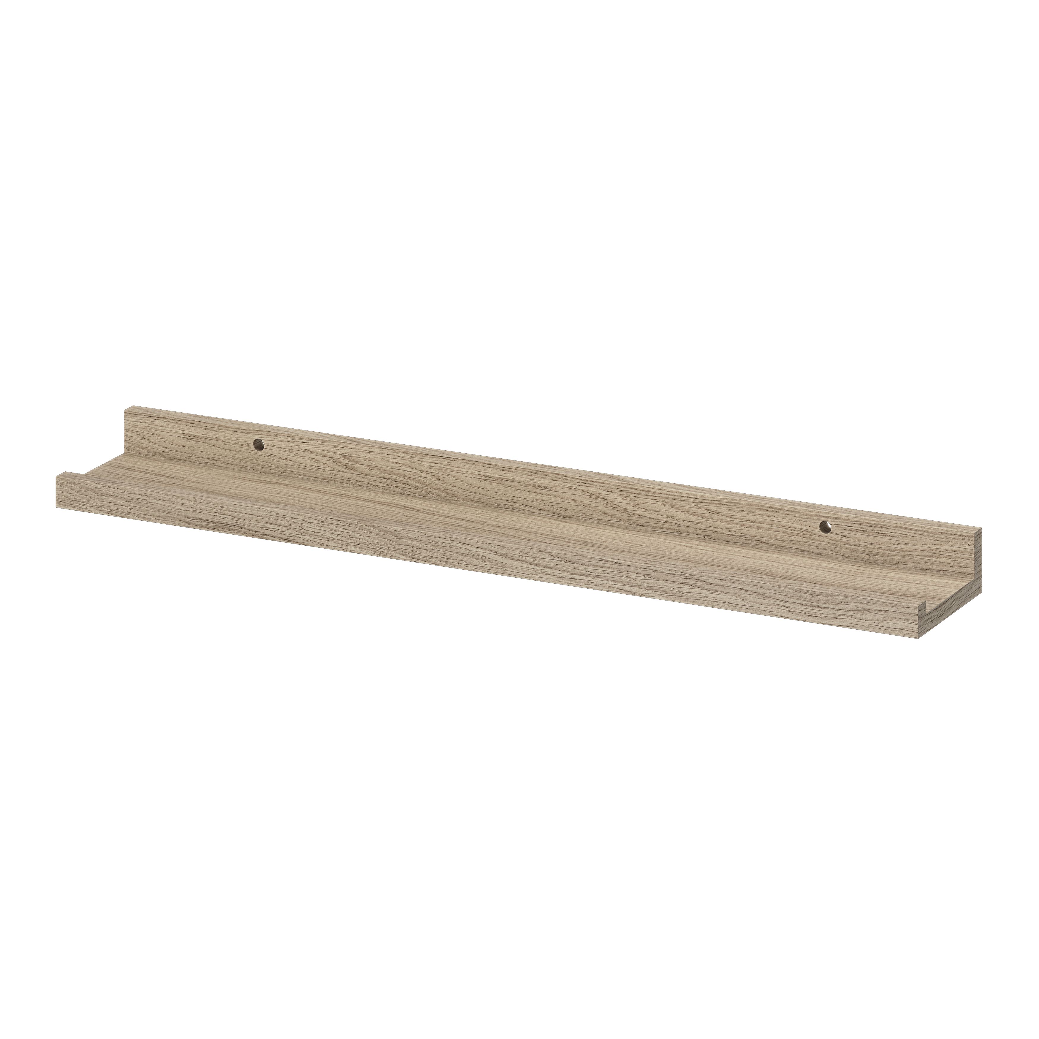GoodHome Rigga Photo shelf (L)60cm x (D)10cm