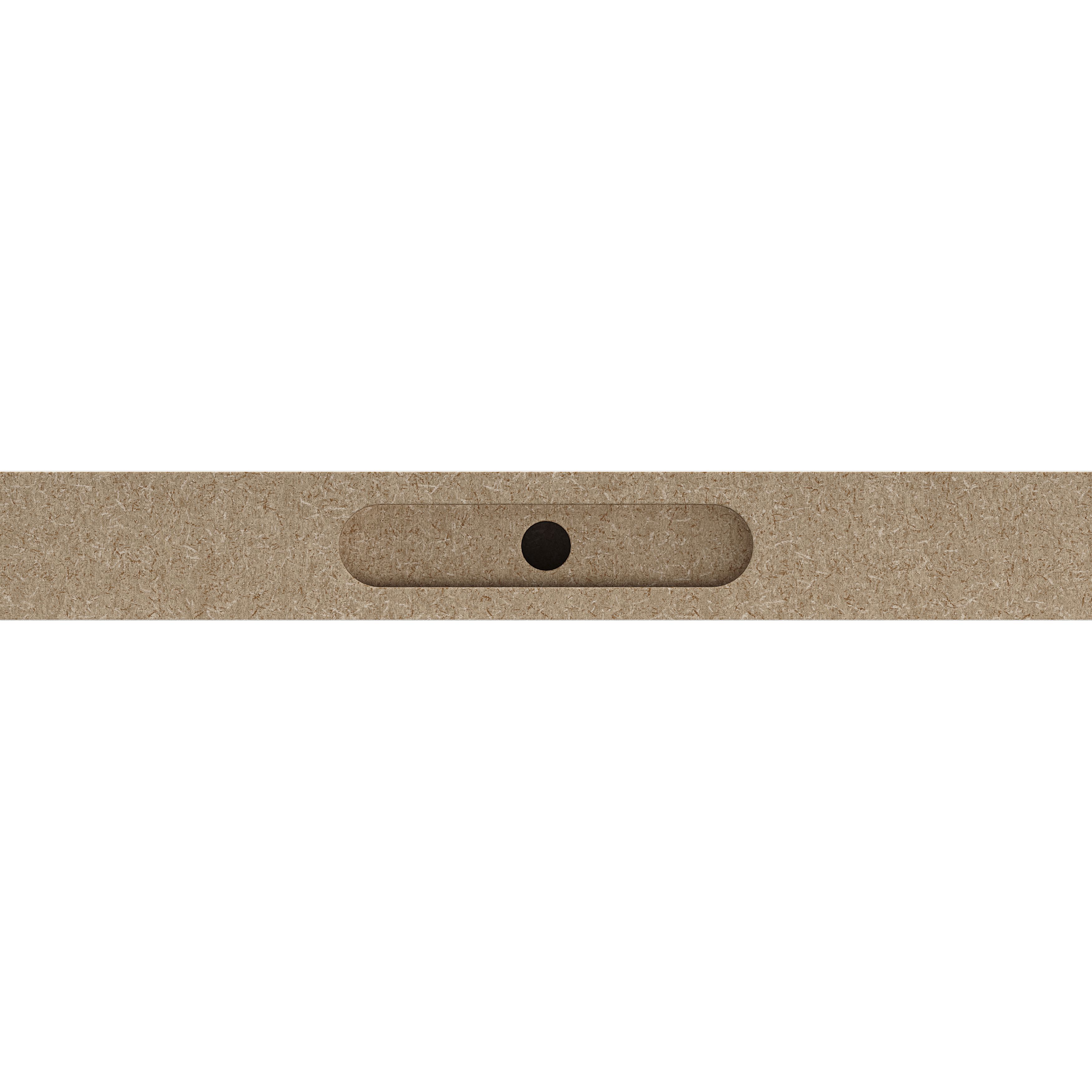 GoodHome Rigga Rectangular Floating shelf (L)30cm x (D)19cm