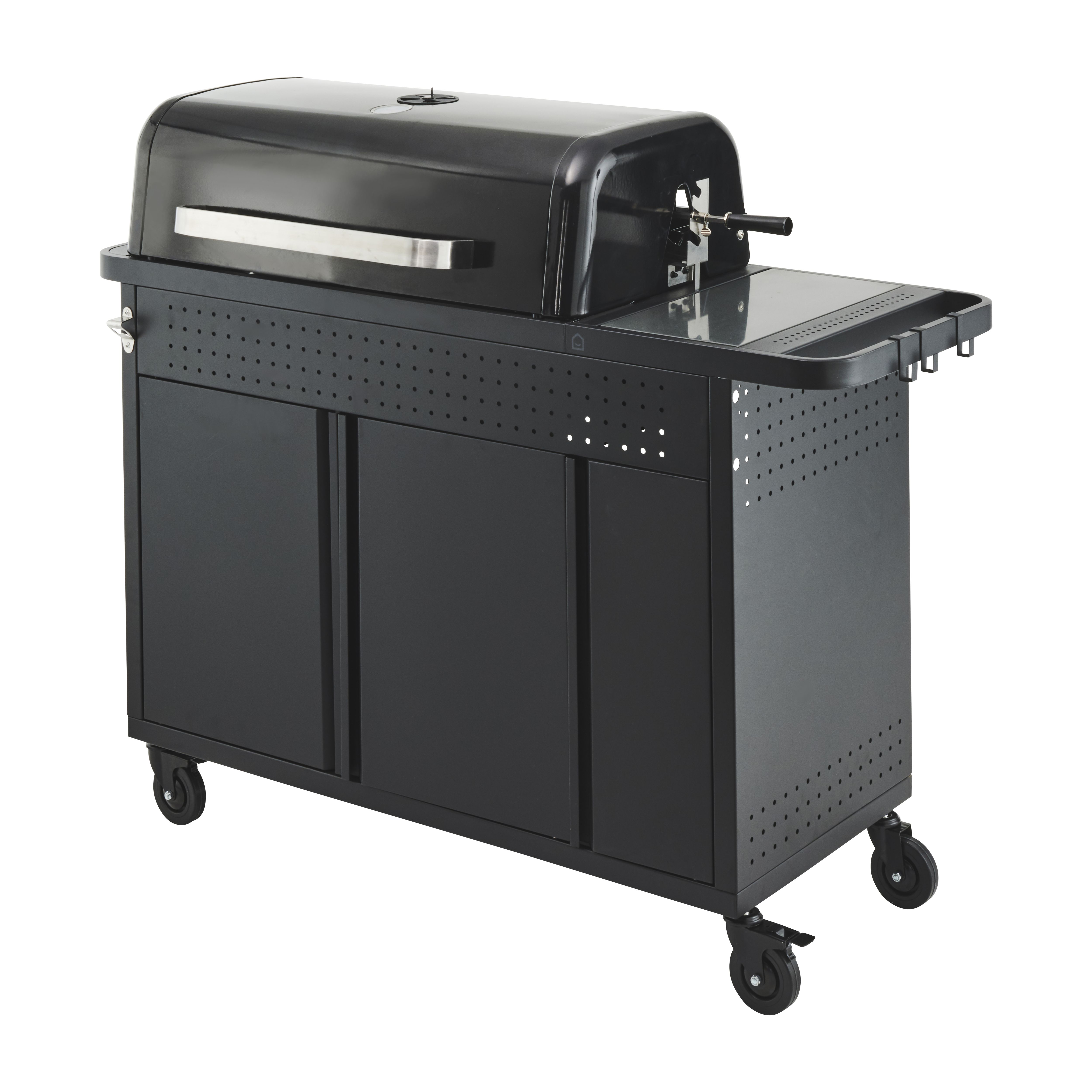 GoodHome Rockwell C410 Black Charcoal Barbecue