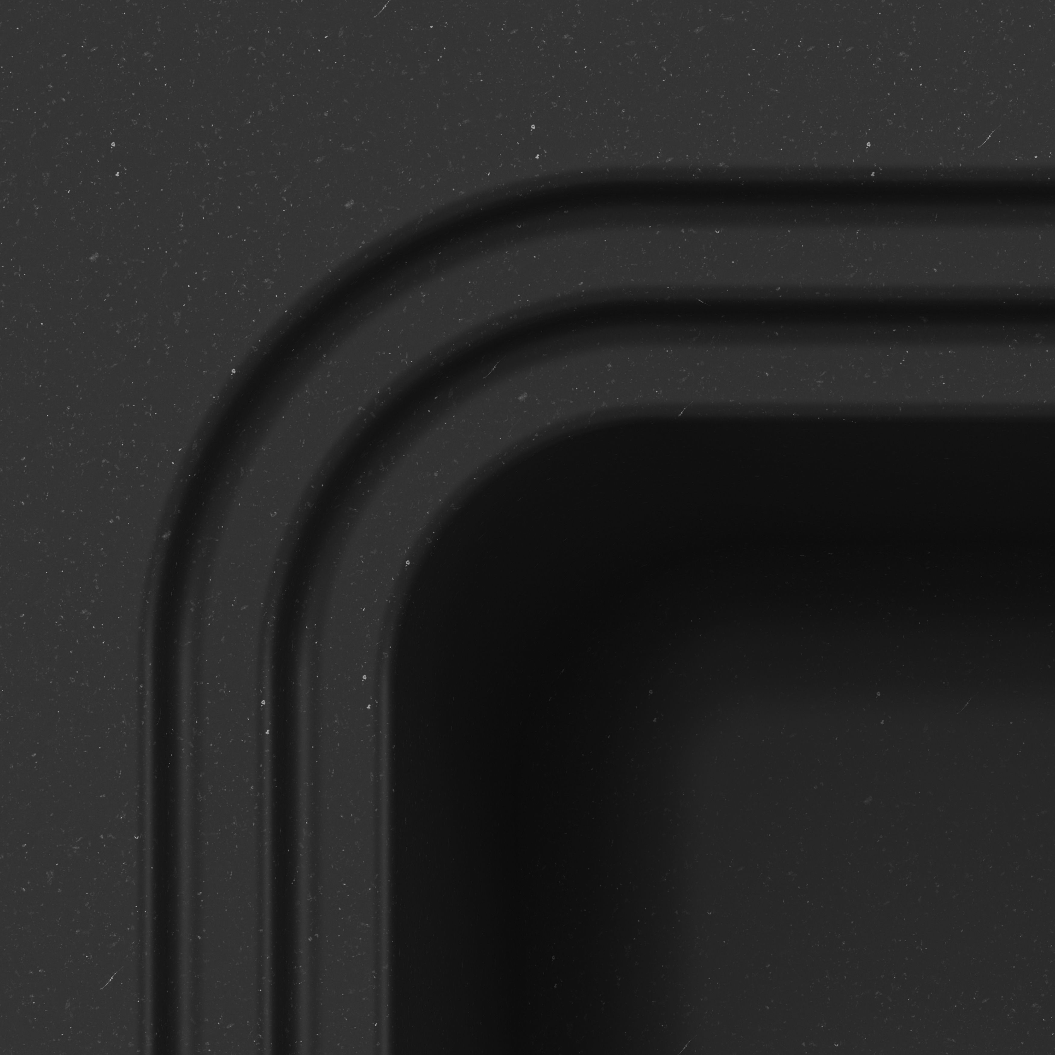 GoodHome Romesco Black Granite 1.5 Bowl Sink & drainer 515mm x 1050mm