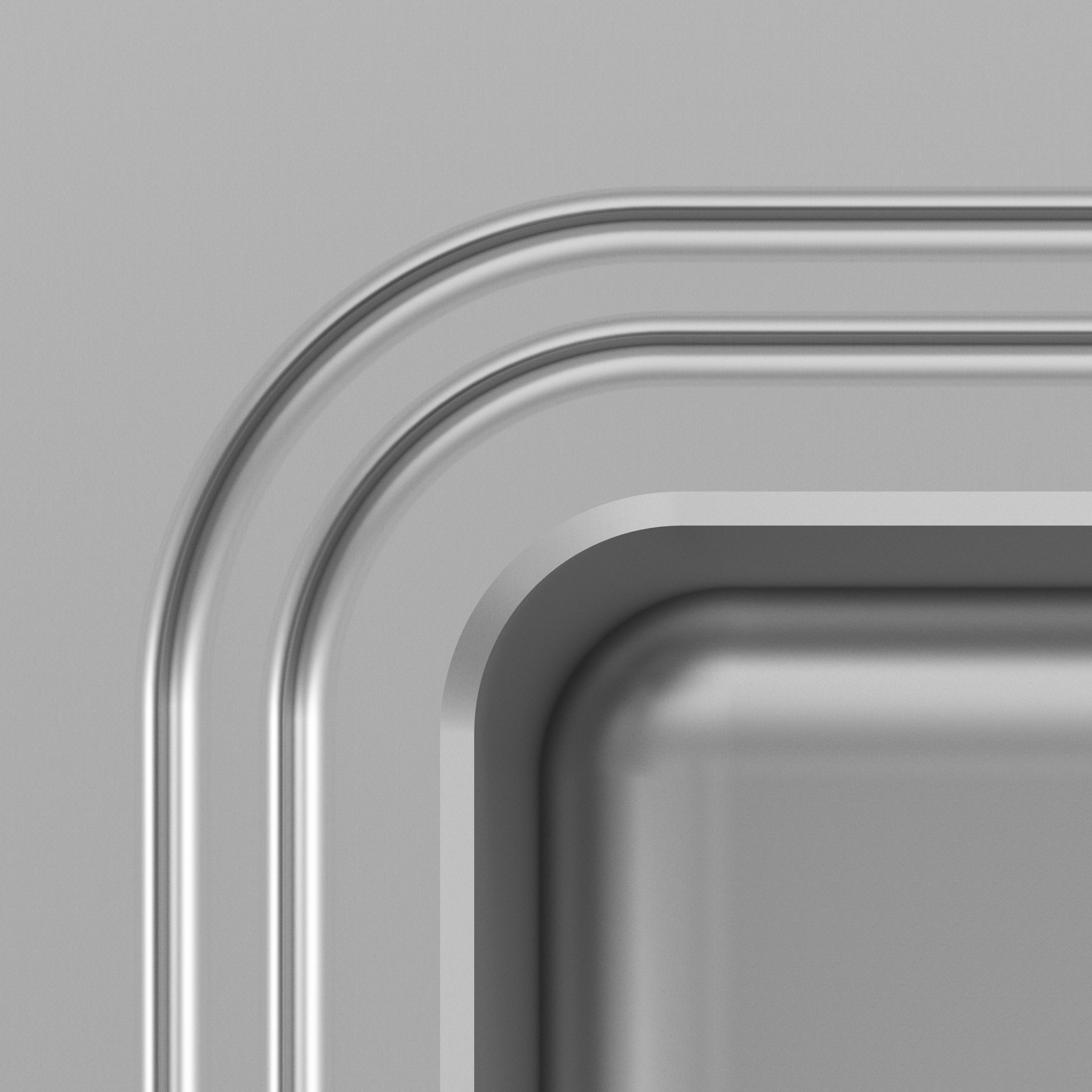 GoodHome Romesco Brushed Stainless steel 1 Bowl Sink & drainer With compact drainer 510mm x 770mm
