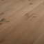 GoodHome Romsdal Grey Oak Real wood top layer flooring, 1.19m² Pack