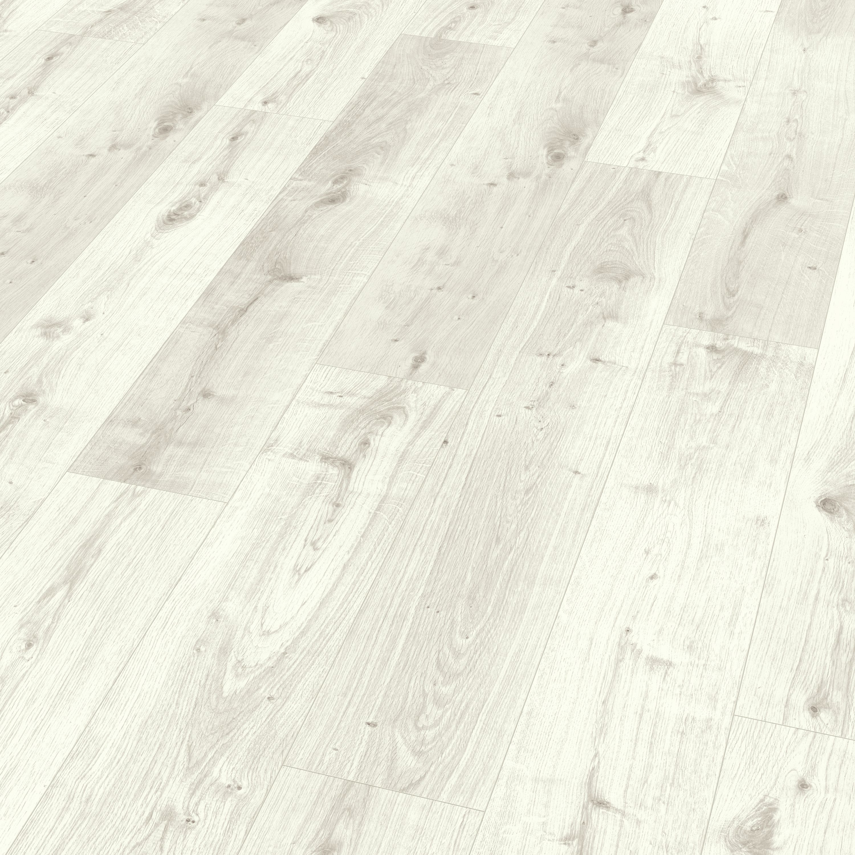 GoodHome Rowley Light Grey Wood effect Laminate Flooring, 1.99m²