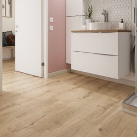 GoodHome Rowley Wood effect Laminate Flooring, 1.99m²