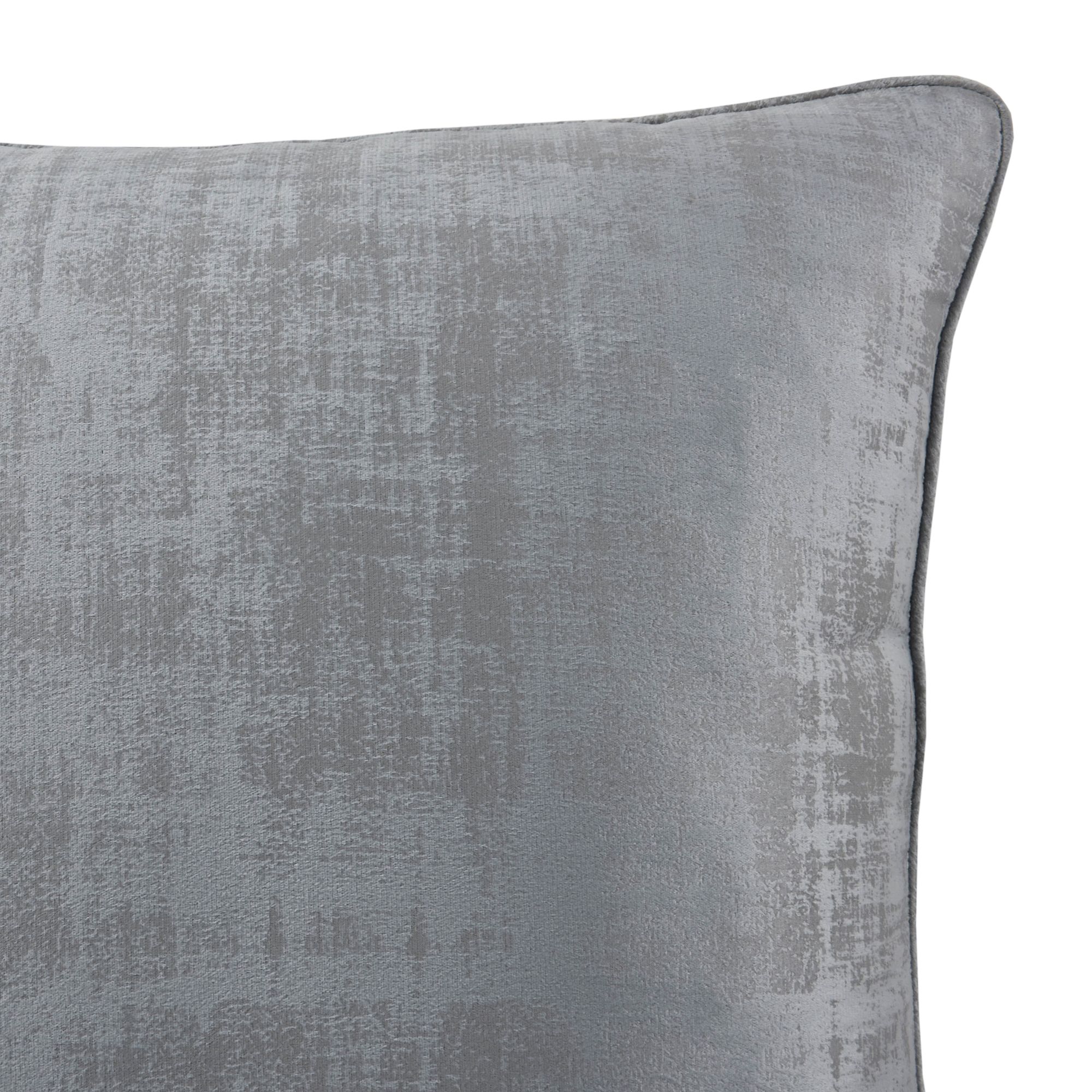 GoodHome Ruvor Light grey Plain Indoor Cushion (L)55cm x (W)55cm