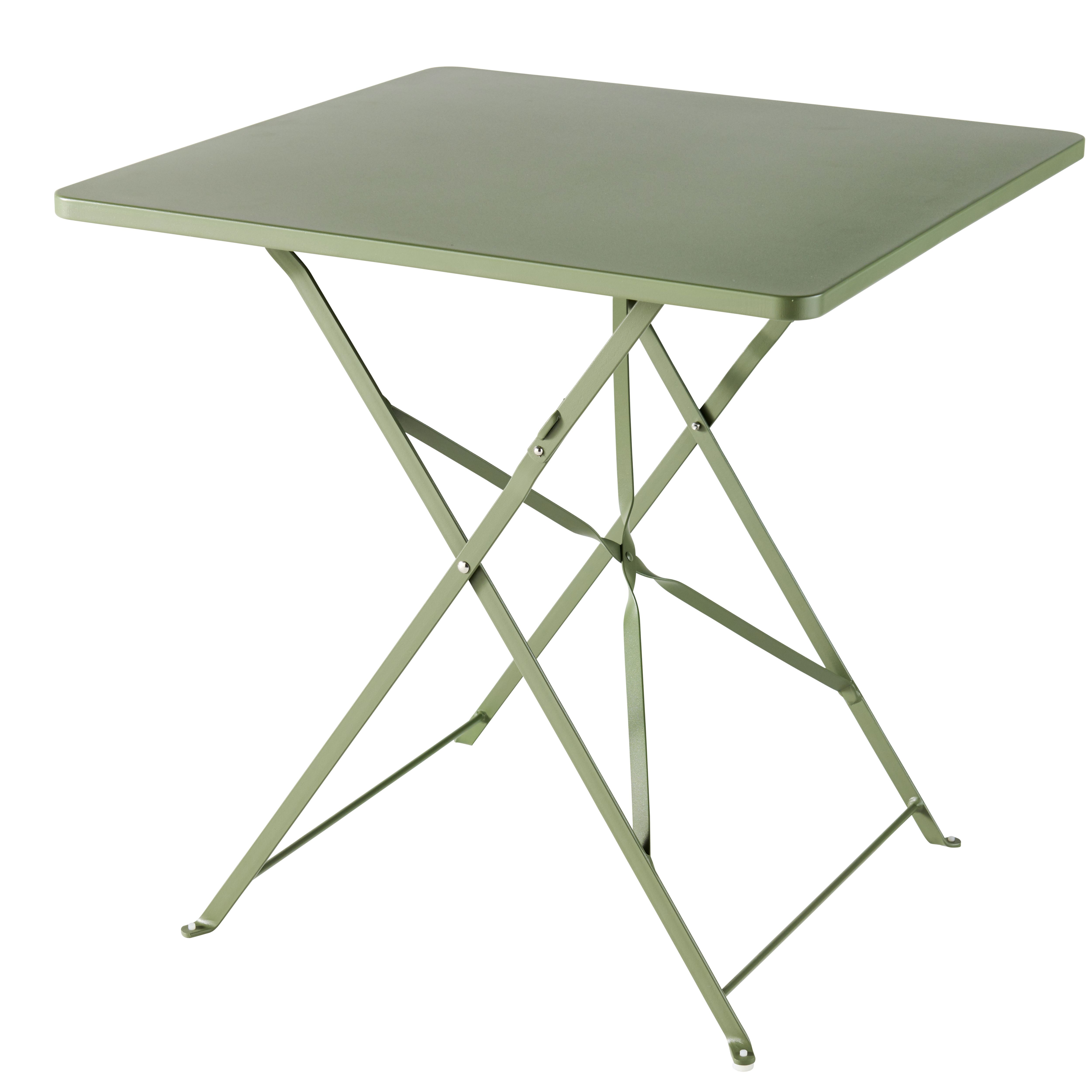 Green folding deals table