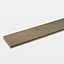 GoodHome Saffle Grey Oak Solid wood Flooring, 1.56m² Set