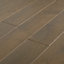 GoodHome Saffle Grey Oak Solid wood Flooring, 1.56m² Set