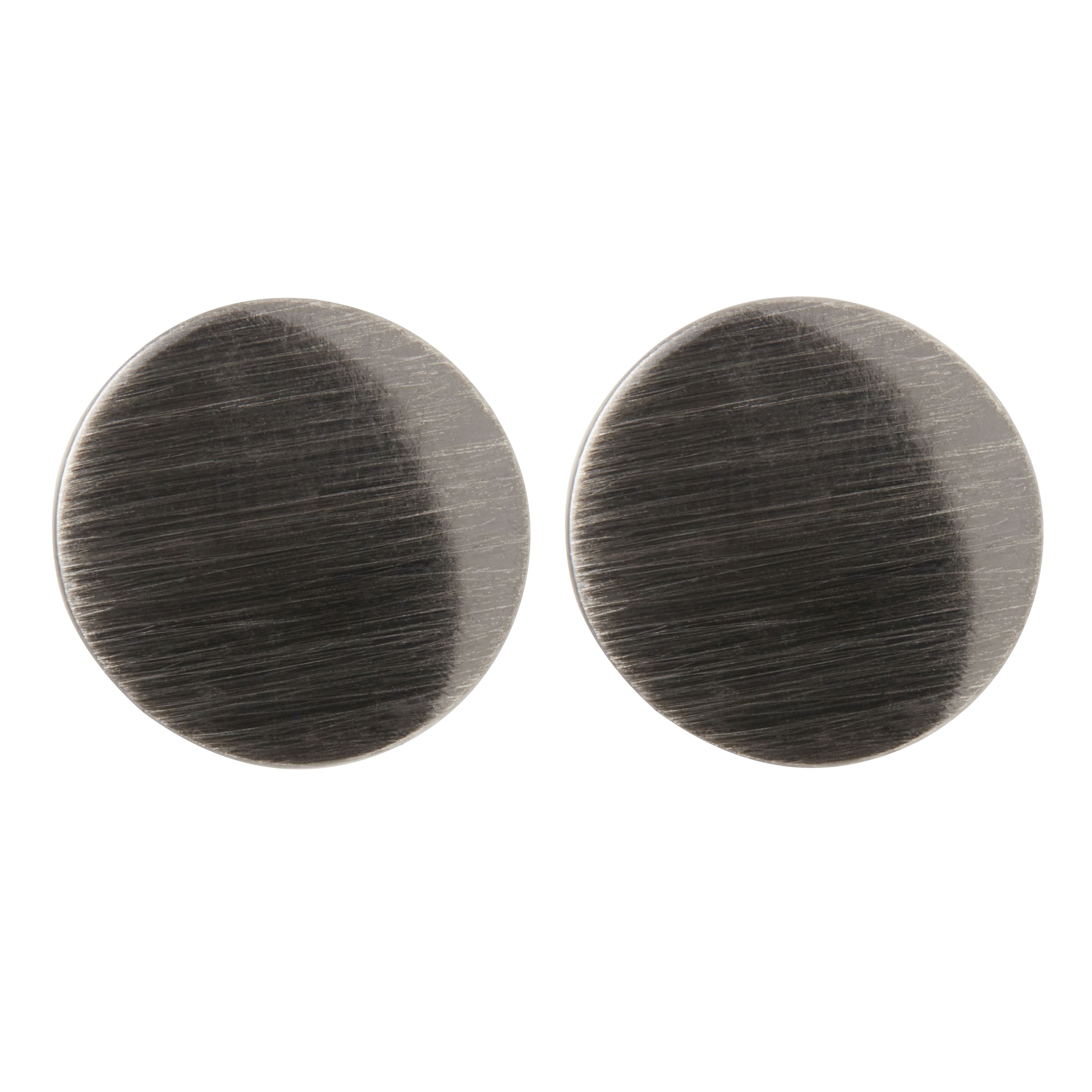 GoodHome Saffron Nickel effect Silver Kitchen cabinets Handle (L)12mm