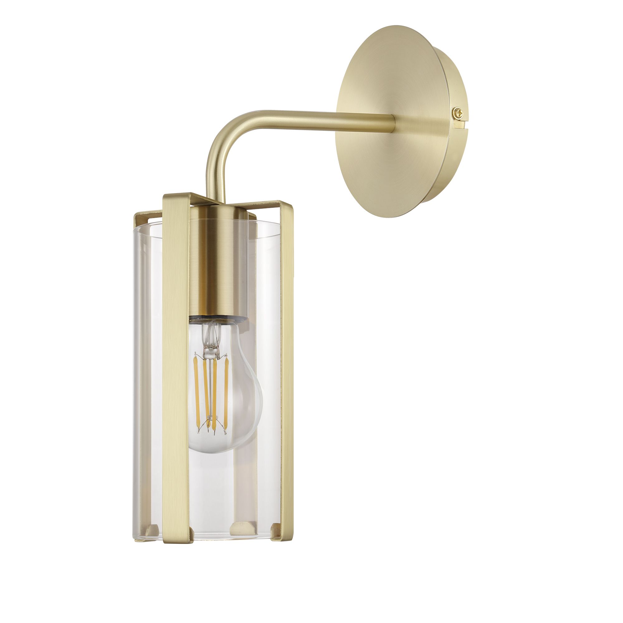 GoodHome Saiphi Gold effect Wall light