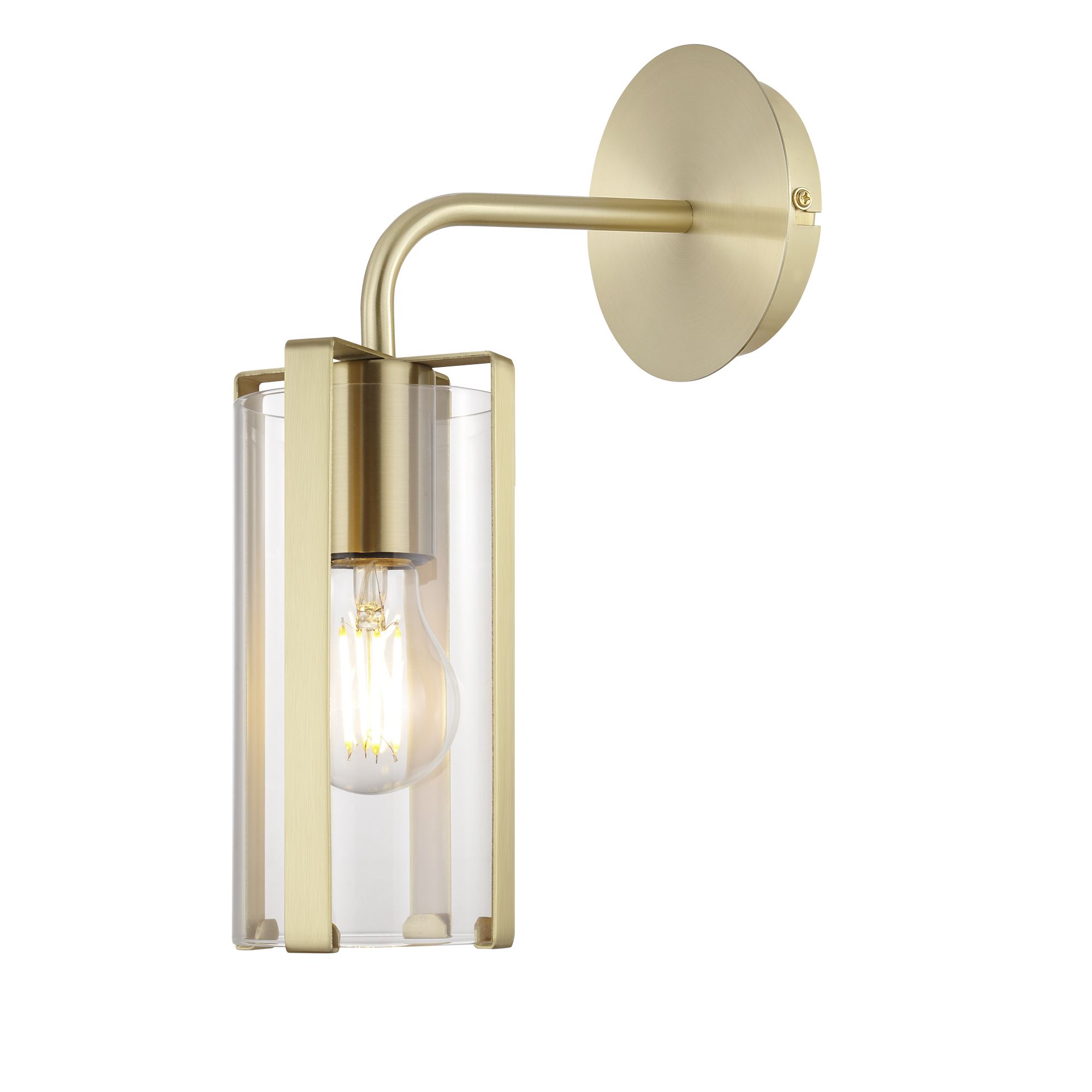 GoodHome Saiphi Gold effect Wall light