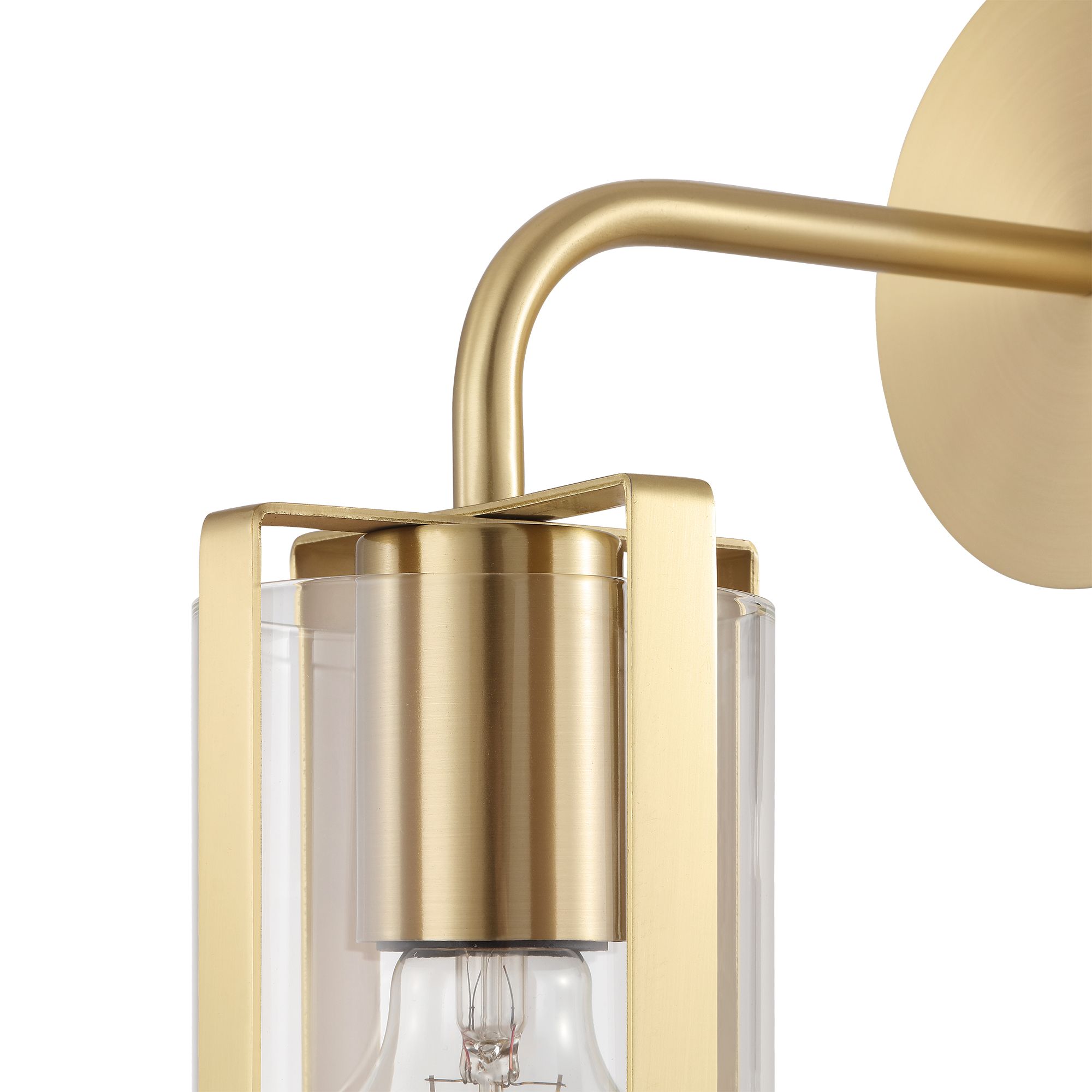 GoodHome Saiphi Gold effect Wall light