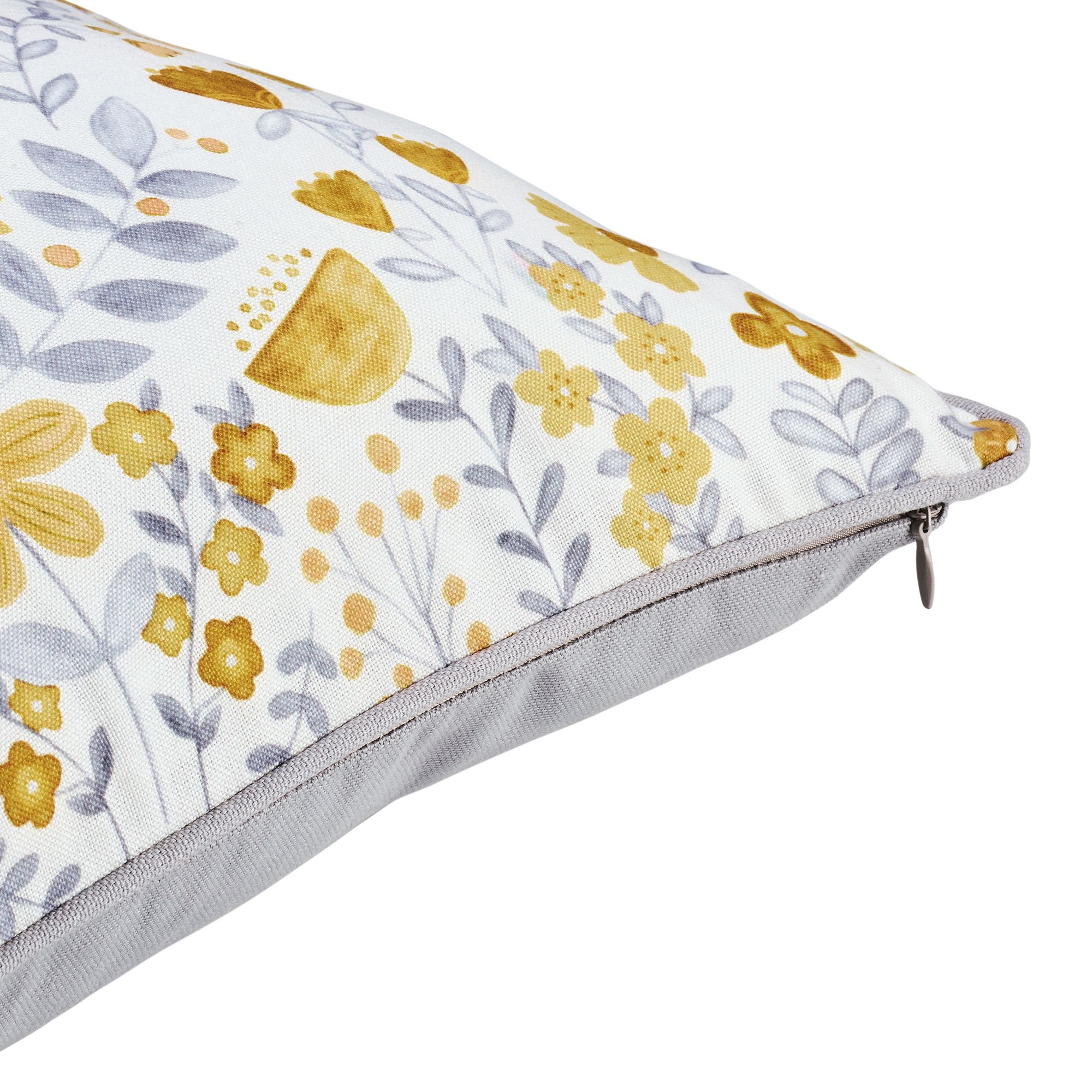 GoodHome Salem Multicolour Floral Indoor Cushion (L)45cm x (W)45cm