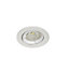 GoodHome Salk White Adjustable LED Warm white Downlight 4.8W IP20