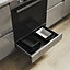 GoodHome Sansho Matt Anthracite Kitchen drawer unit, 564mm