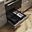 GoodHome Sansho Matt Anthracite Kitchen drawer unit, 564mm