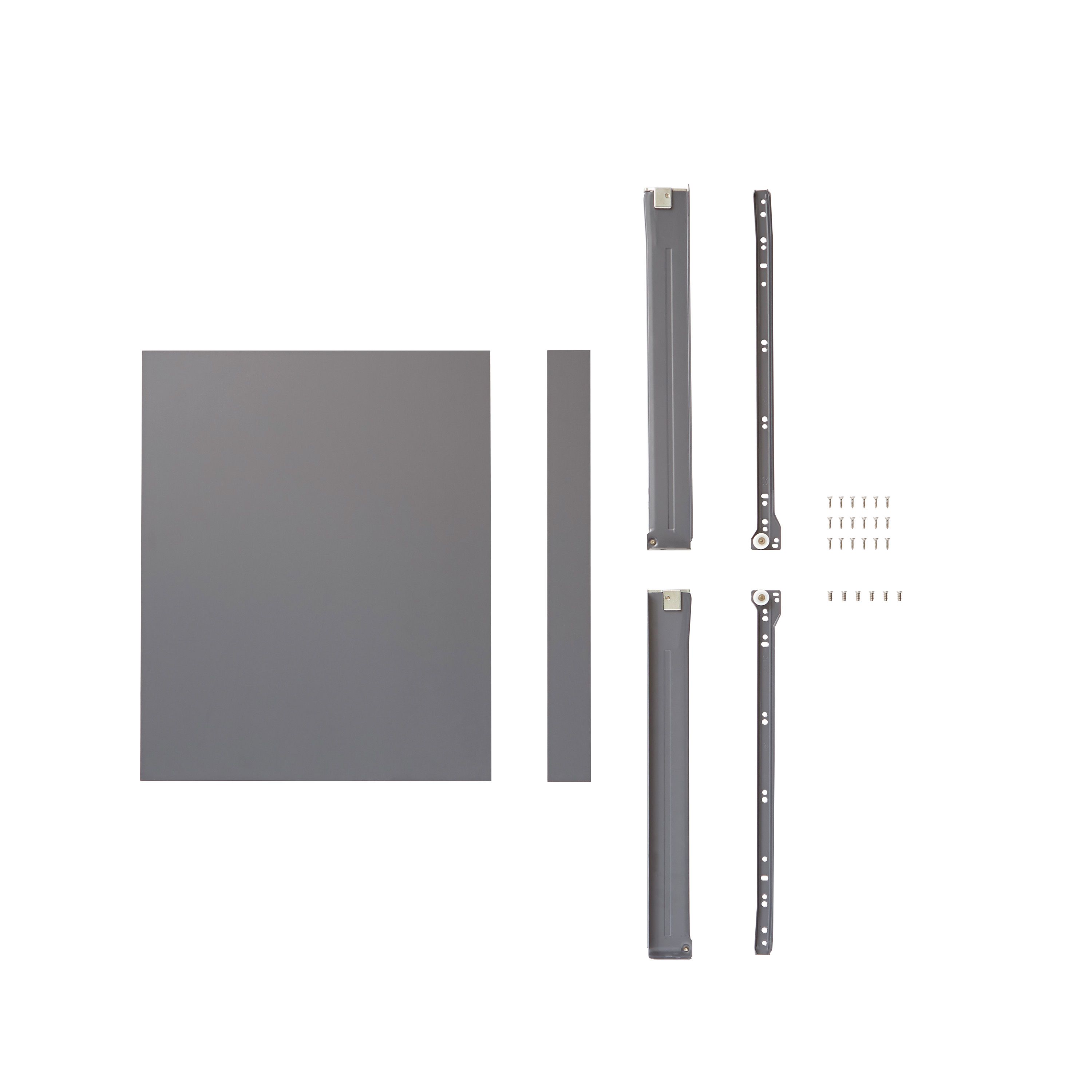 GoodHome Sansho Matt Anthracite Kitchen drawer unit, 564mm