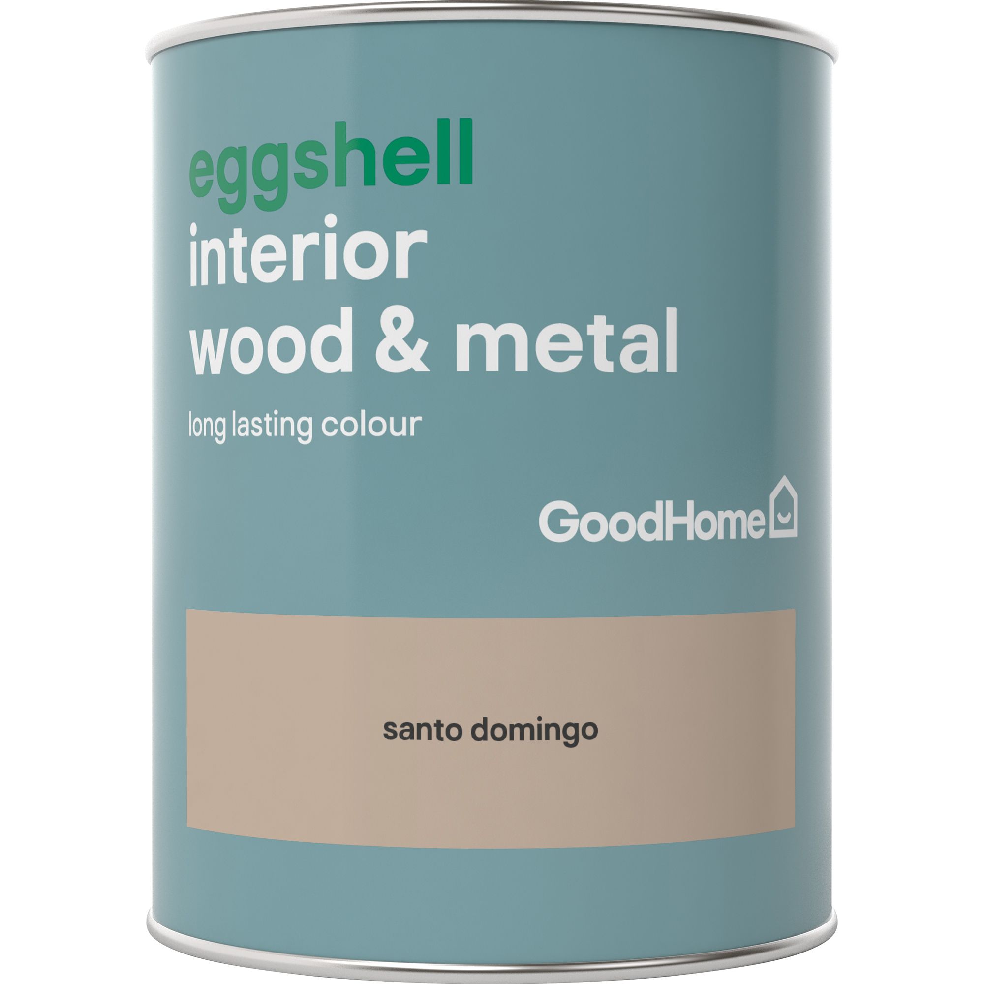 GoodHome Santo domingo Eggshell Metal & wood paint, 750ml
