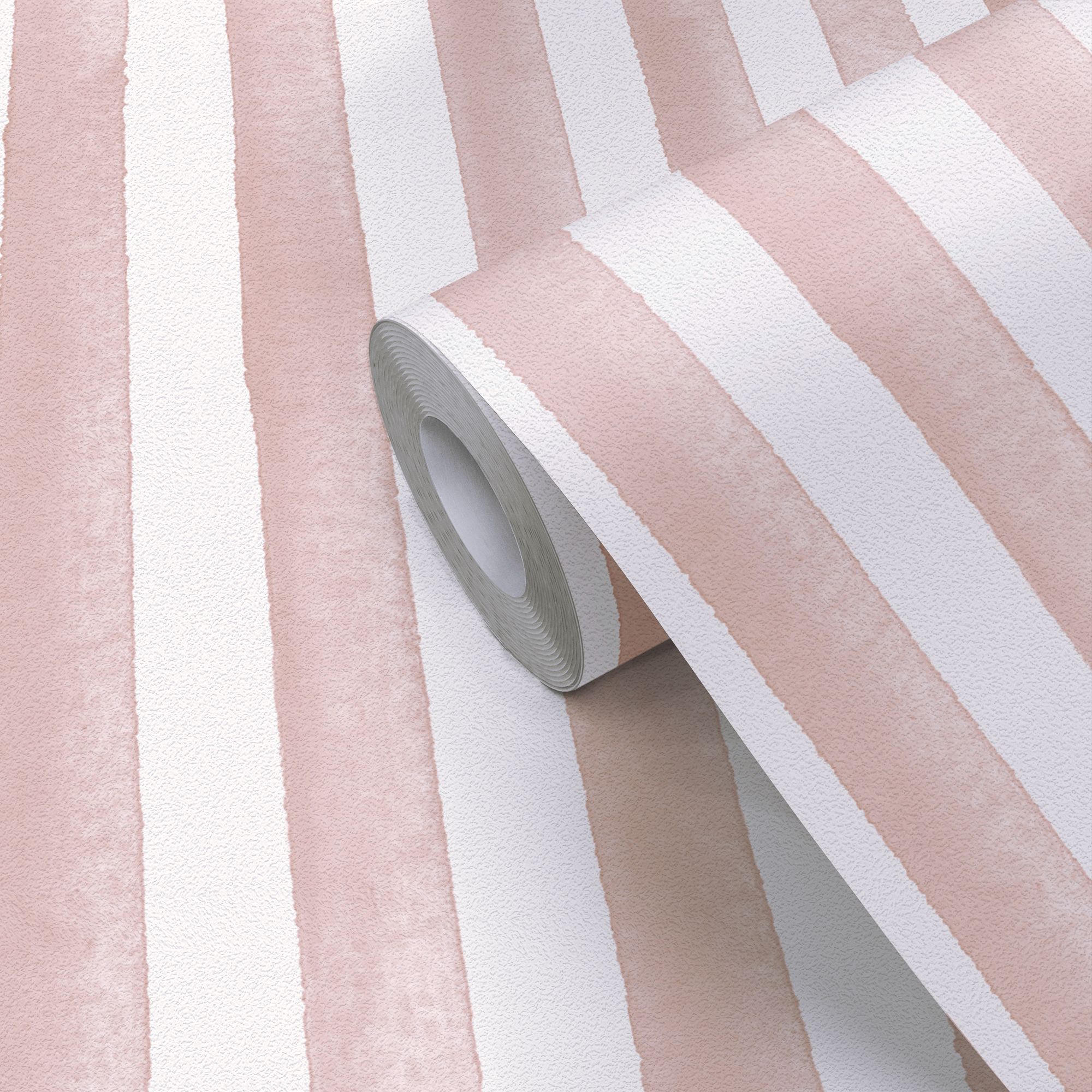 GoodHome Satori Pink Stripes Textured Wallpaper