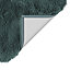 GoodHome Sedna Pine green Polyester Anti-slip Bath mat (L)800mm (W)500mm