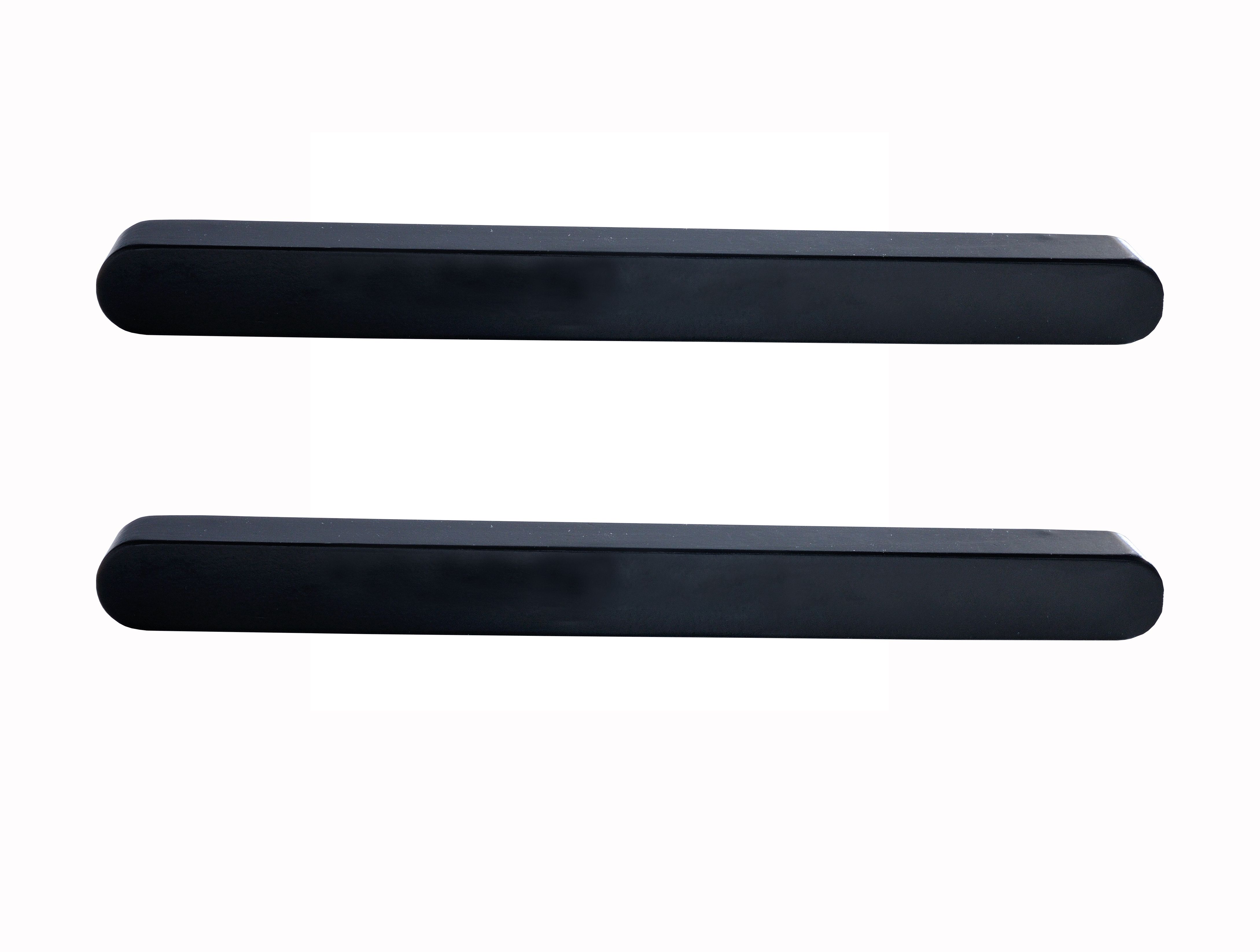 GoodHome Serrano Black Kitchen cabinets Handle (L)24cm