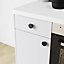 GoodHome Serrano Black Kitchen cabinets Handle (L)4.5cm