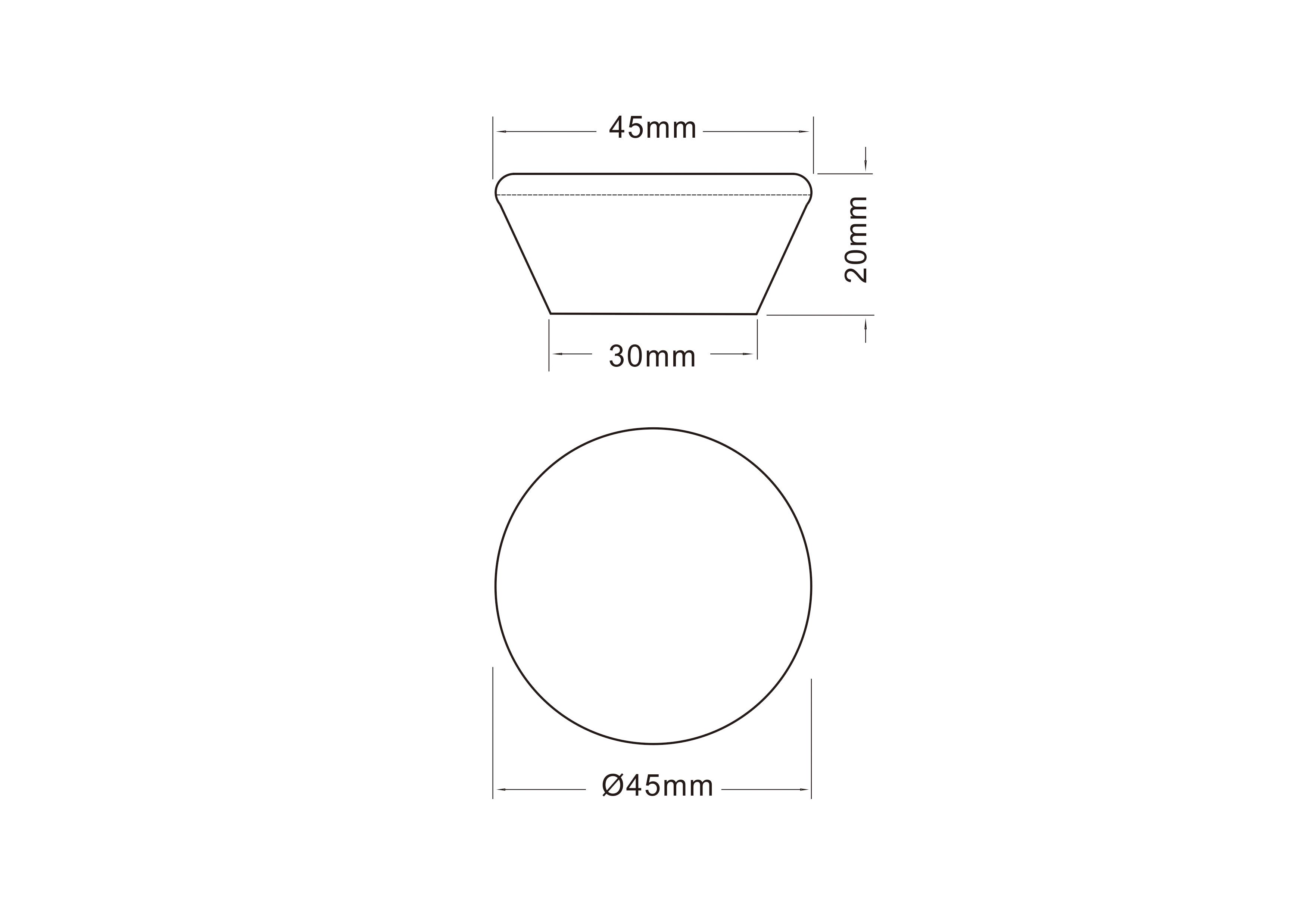 GoodHome Serrano Black Kitchen cabinets Handle (L)4.5cm
