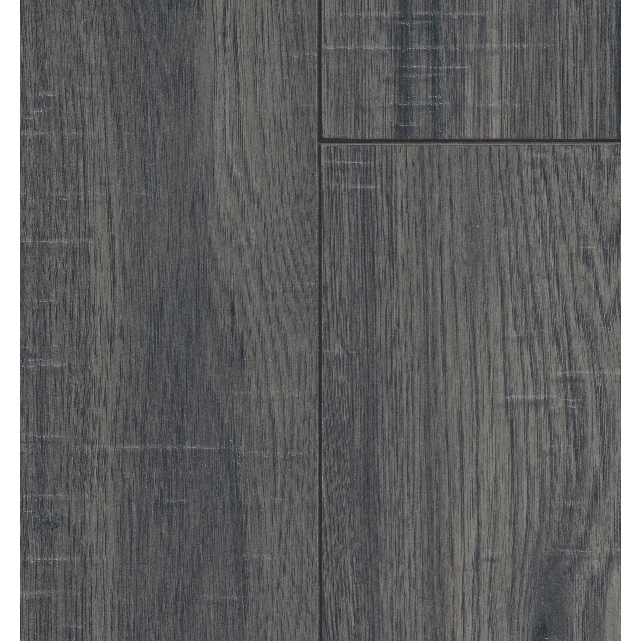 GoodHome Shildon Dark grey Dark wood effect Laminate Flooring, 1.76m²
