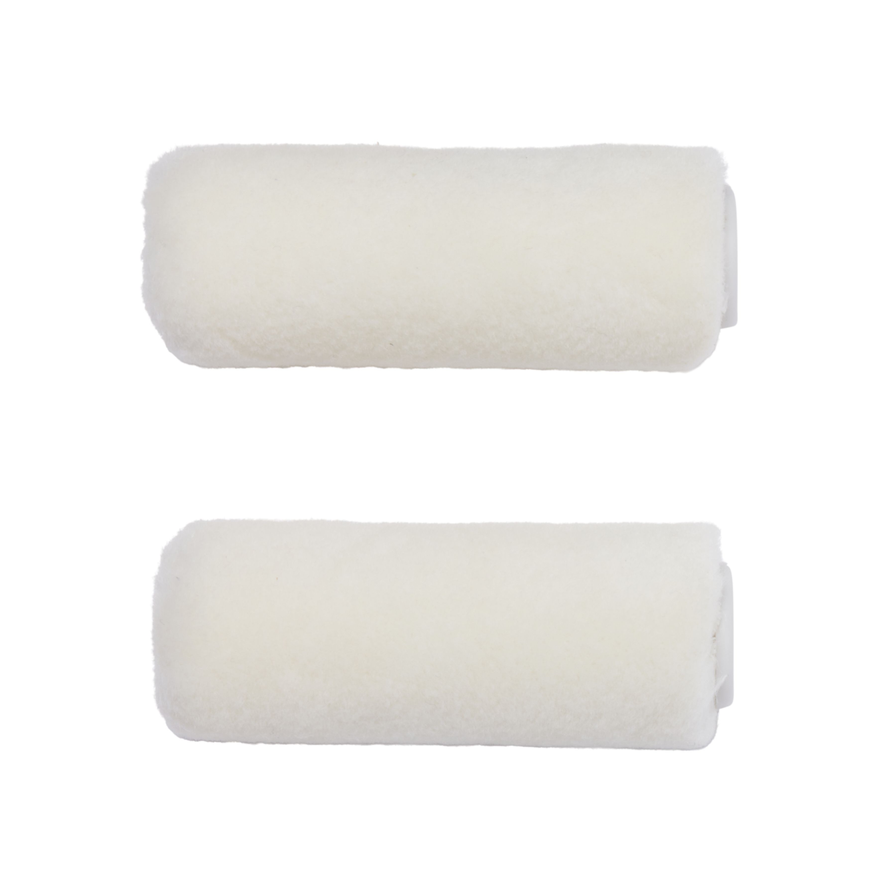 Image of GoodHome Short Pile Mohair Roller sleeve, Pack of 2