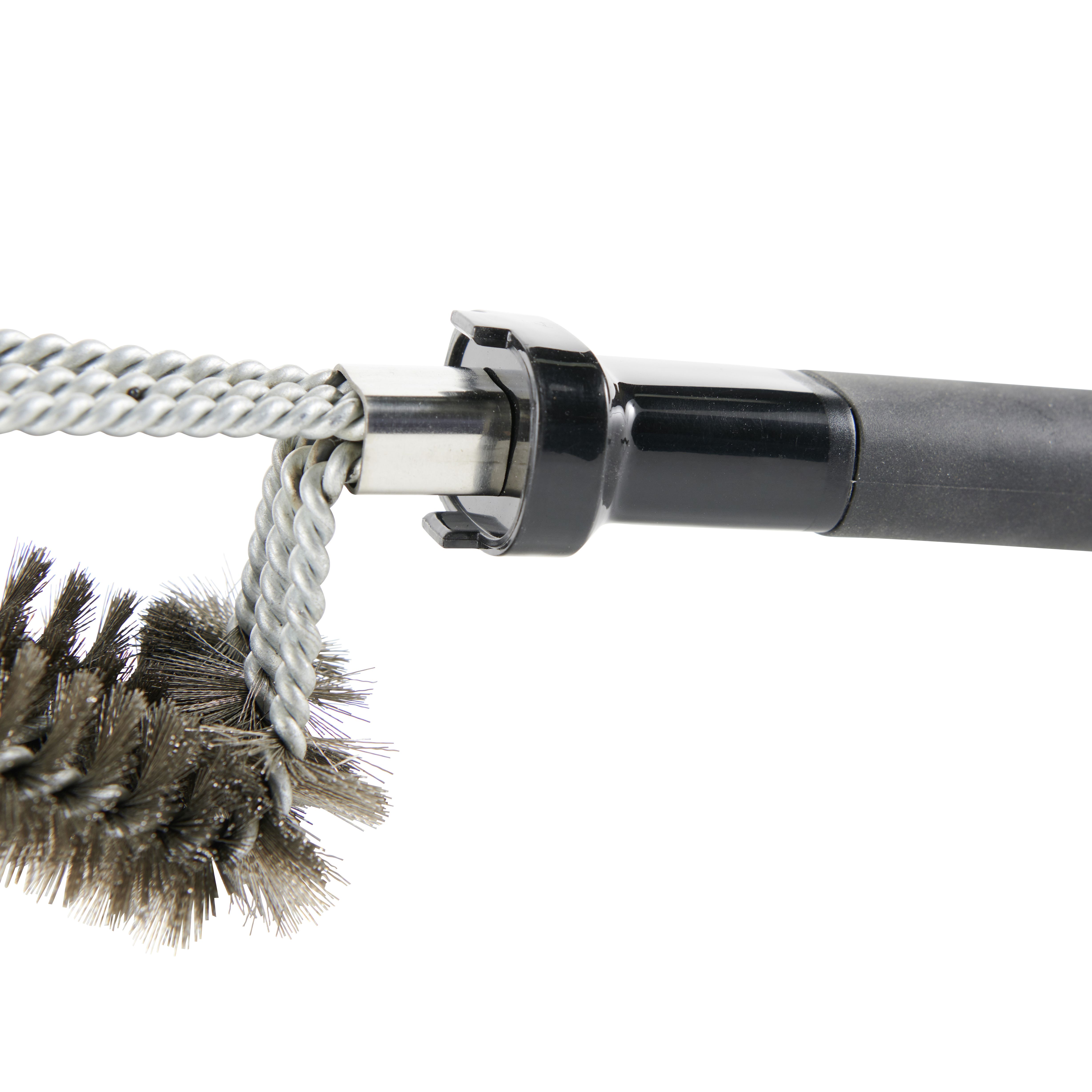 GoodHome Silver effect Stainless steel Grill cleaning brush