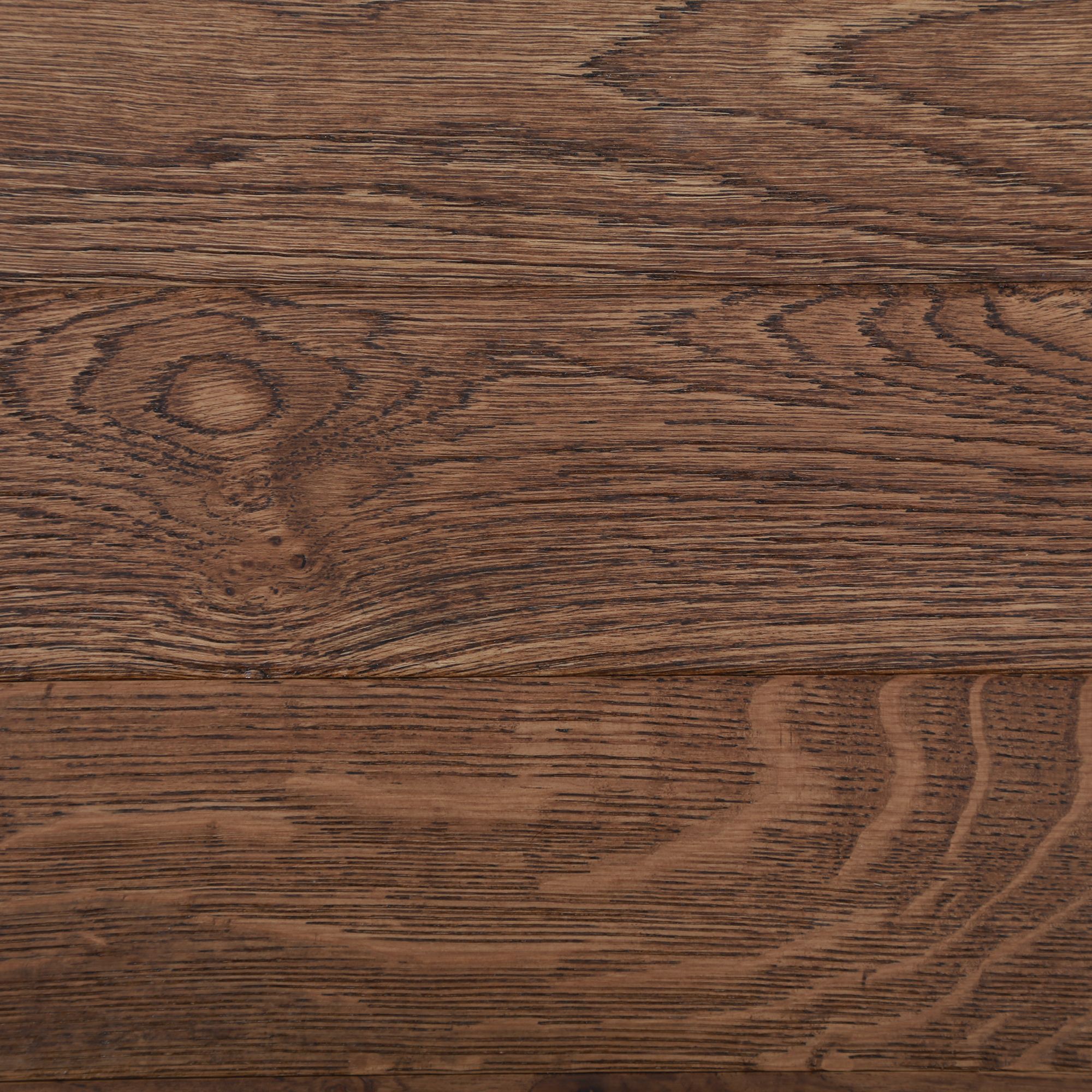 GoodHome Skanor Herringbone Dark Brown Oak Solid wood flooring, 1.94m² Pack of 36