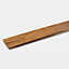 GoodHome Skanor narrow Bronze Natural wood effect Oak Solid wood flooring, 0.86m² Pack of 18