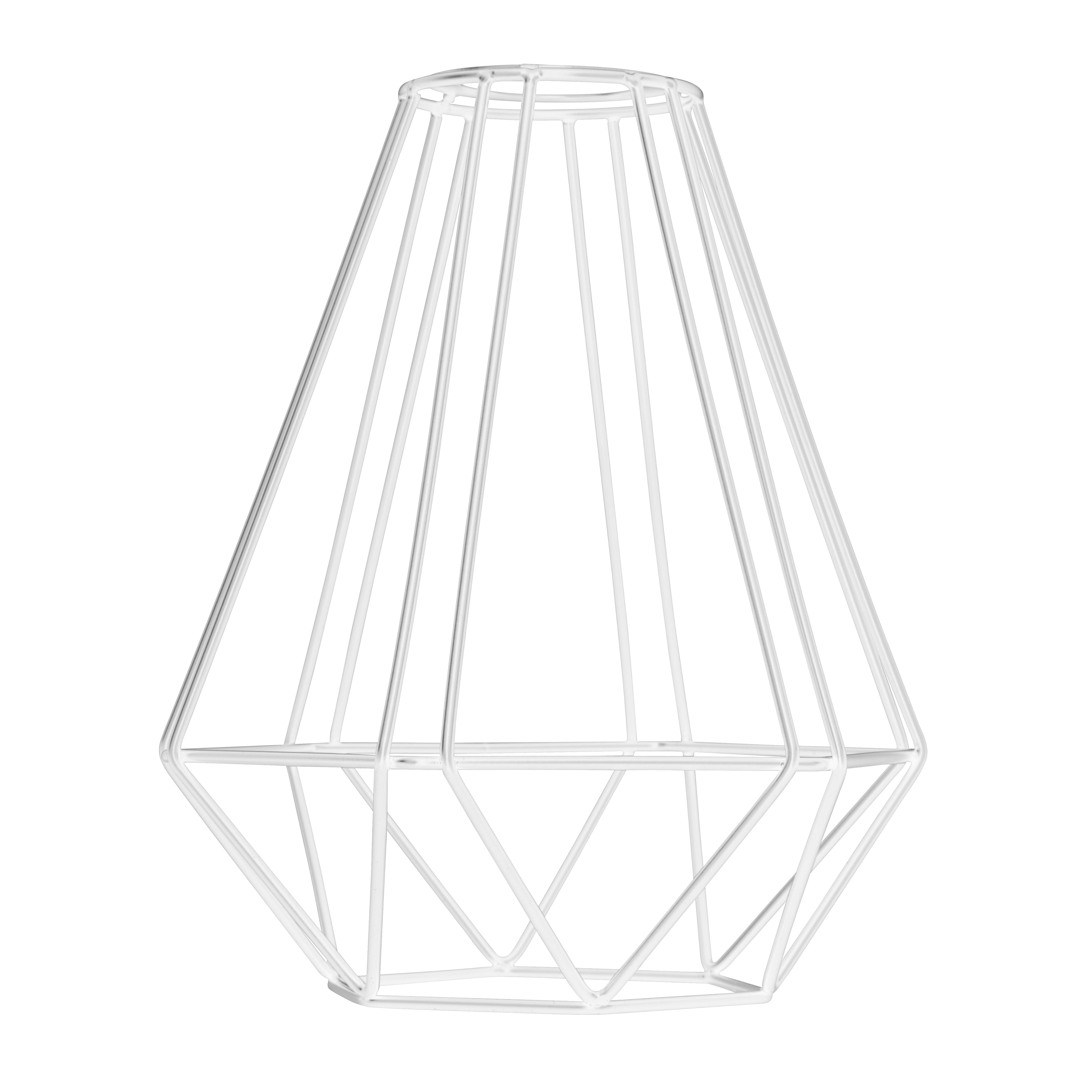 GoodHome Smertrio White Light shade (D)17.5cm