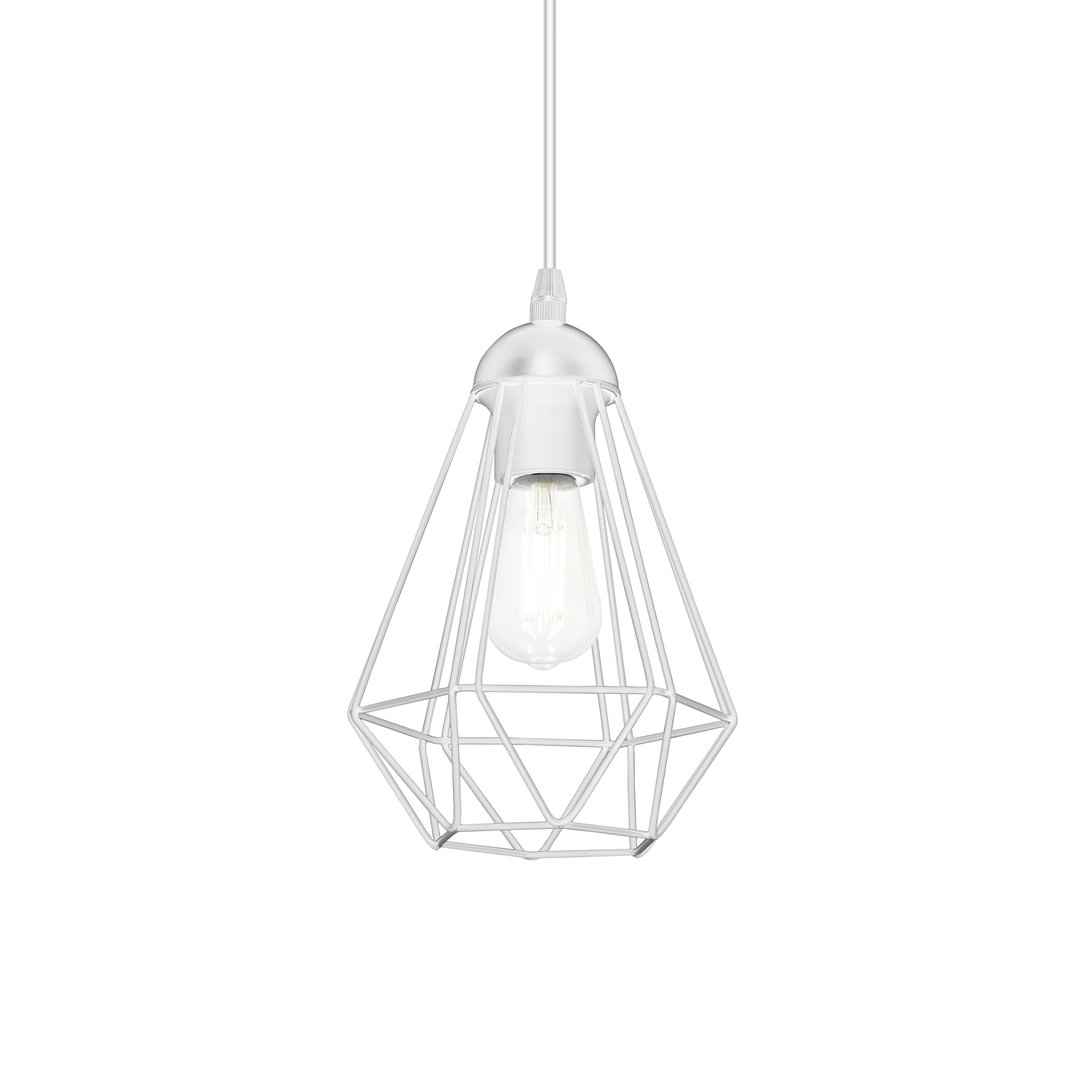GoodHome Smertrio White Light shade (D)17.5cm