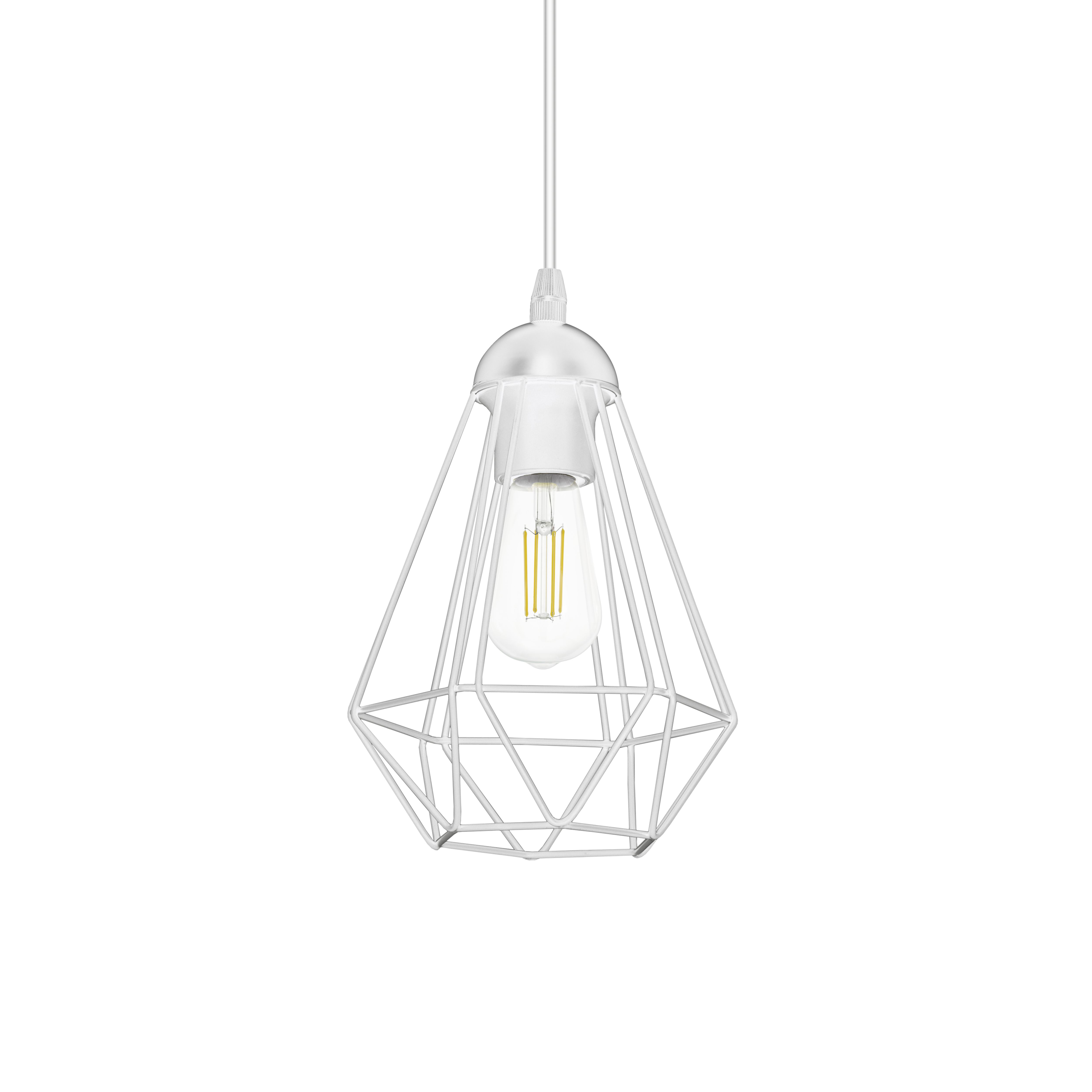 GoodHome Smertrio White Light shade (D)17.5cm