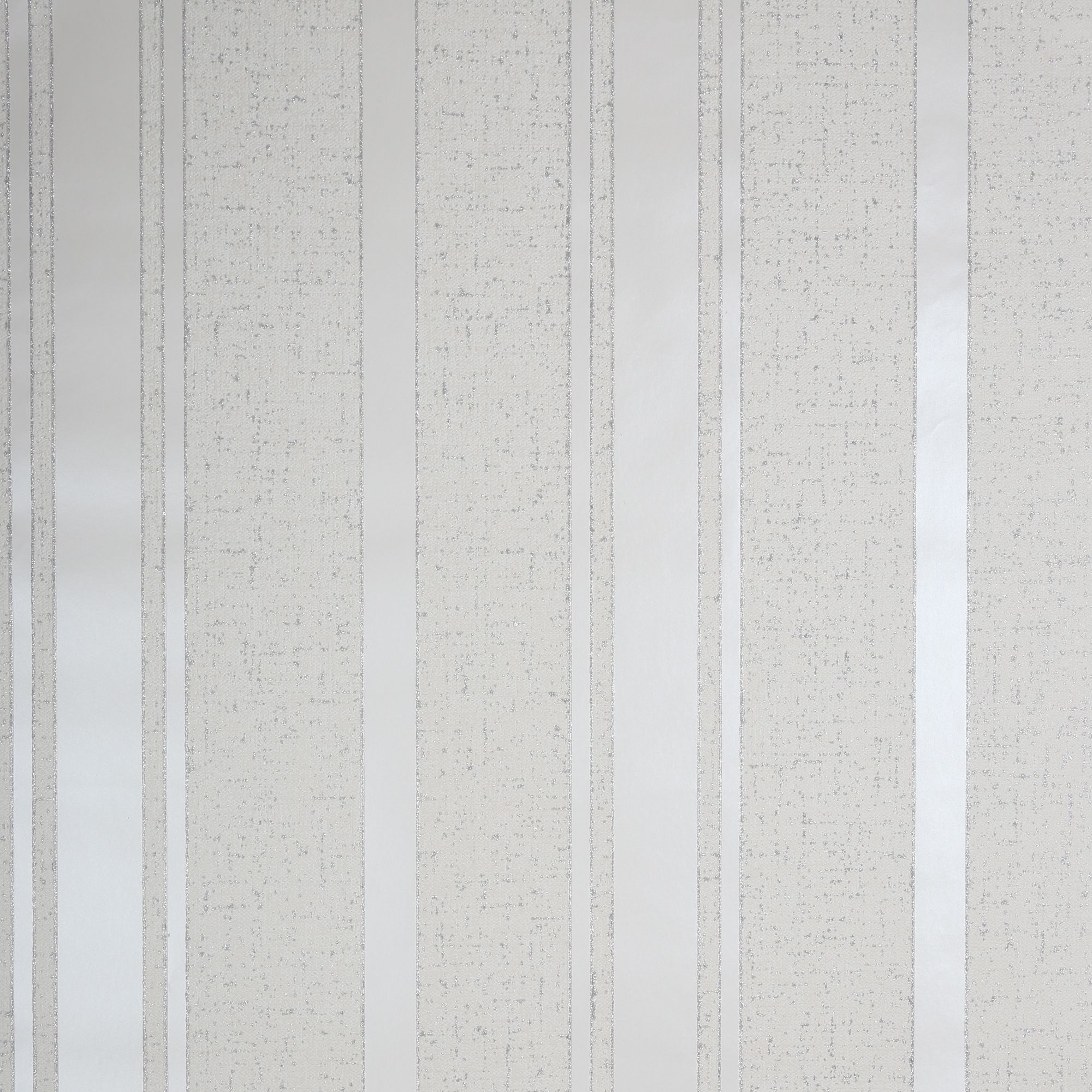 GoodHome Solfia White Glitter effect Striped Textured Wallpaper
