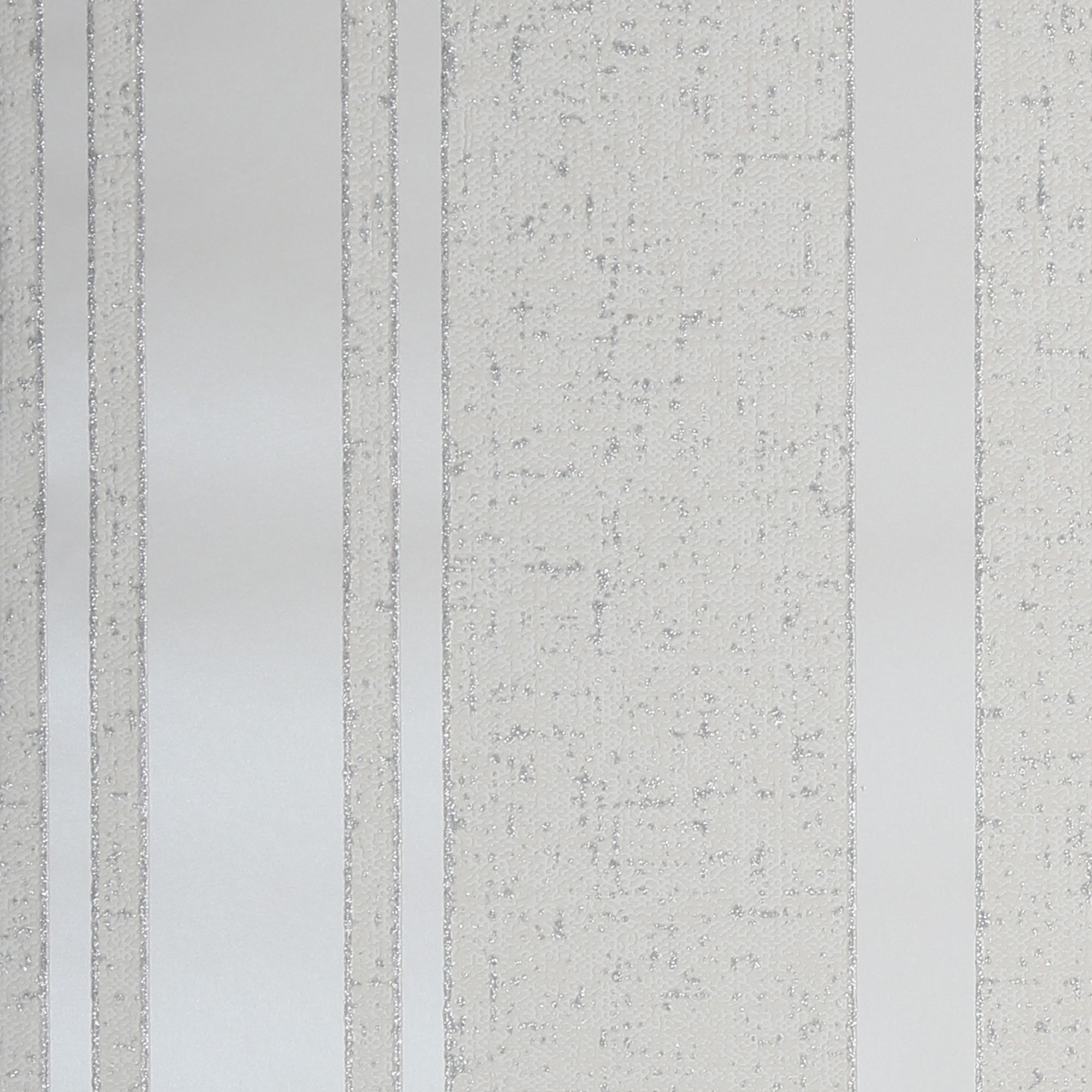 GoodHome Solfia White Glitter effect Striped Textured Wallpaper