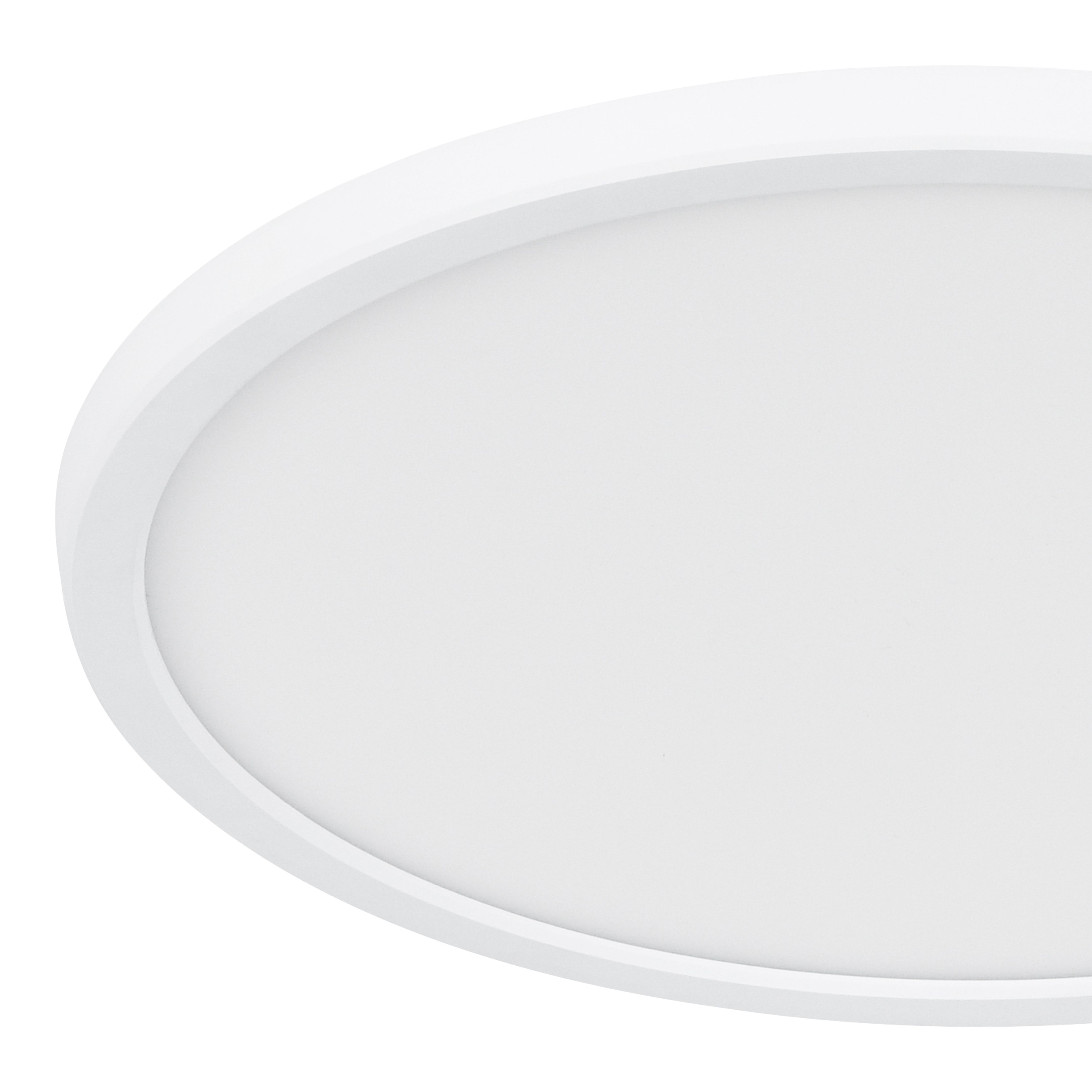 GoodHome Solidaster Matt Plastic White LED Ceiling light