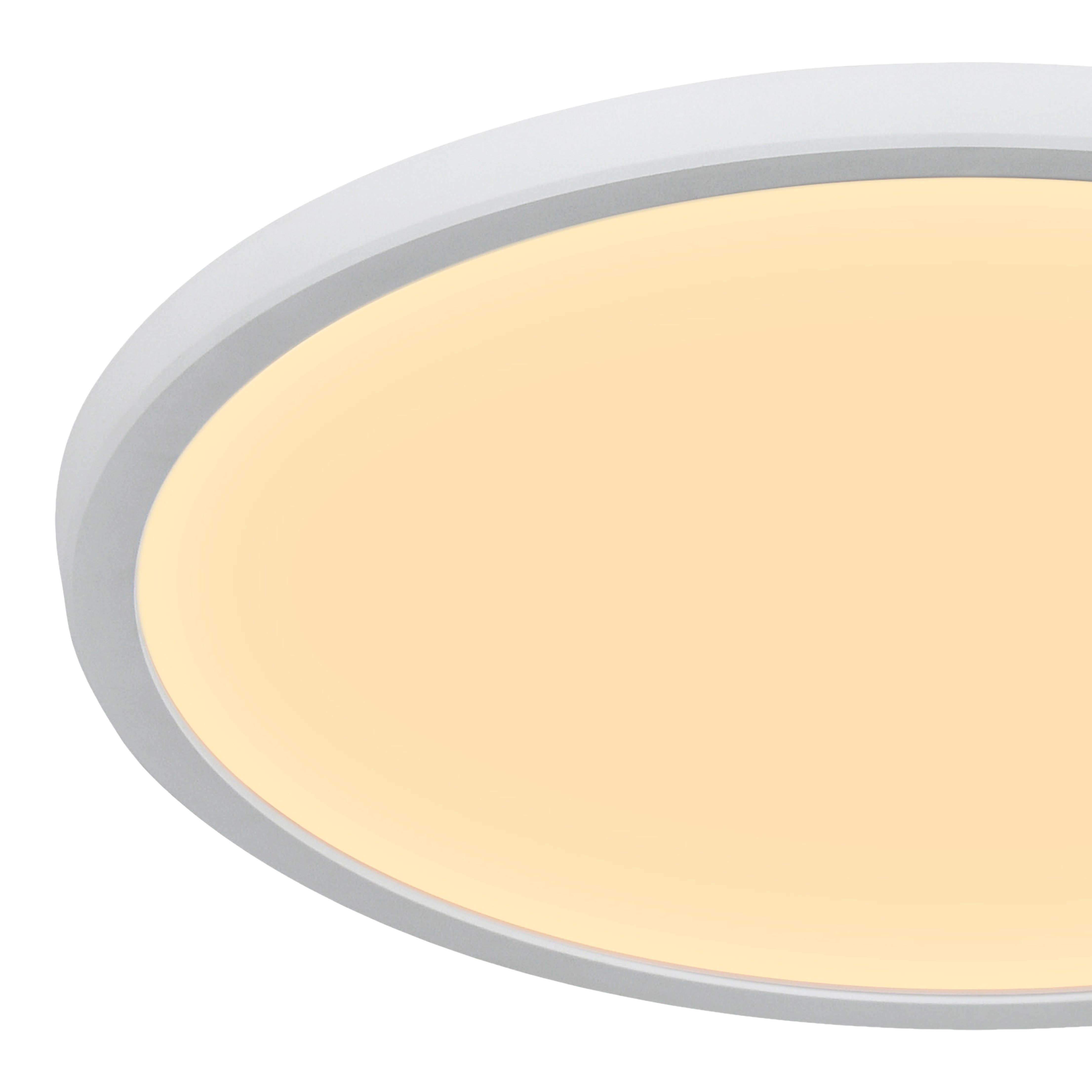 GoodHome Solidaster Matt Plastic White LED Ceiling light