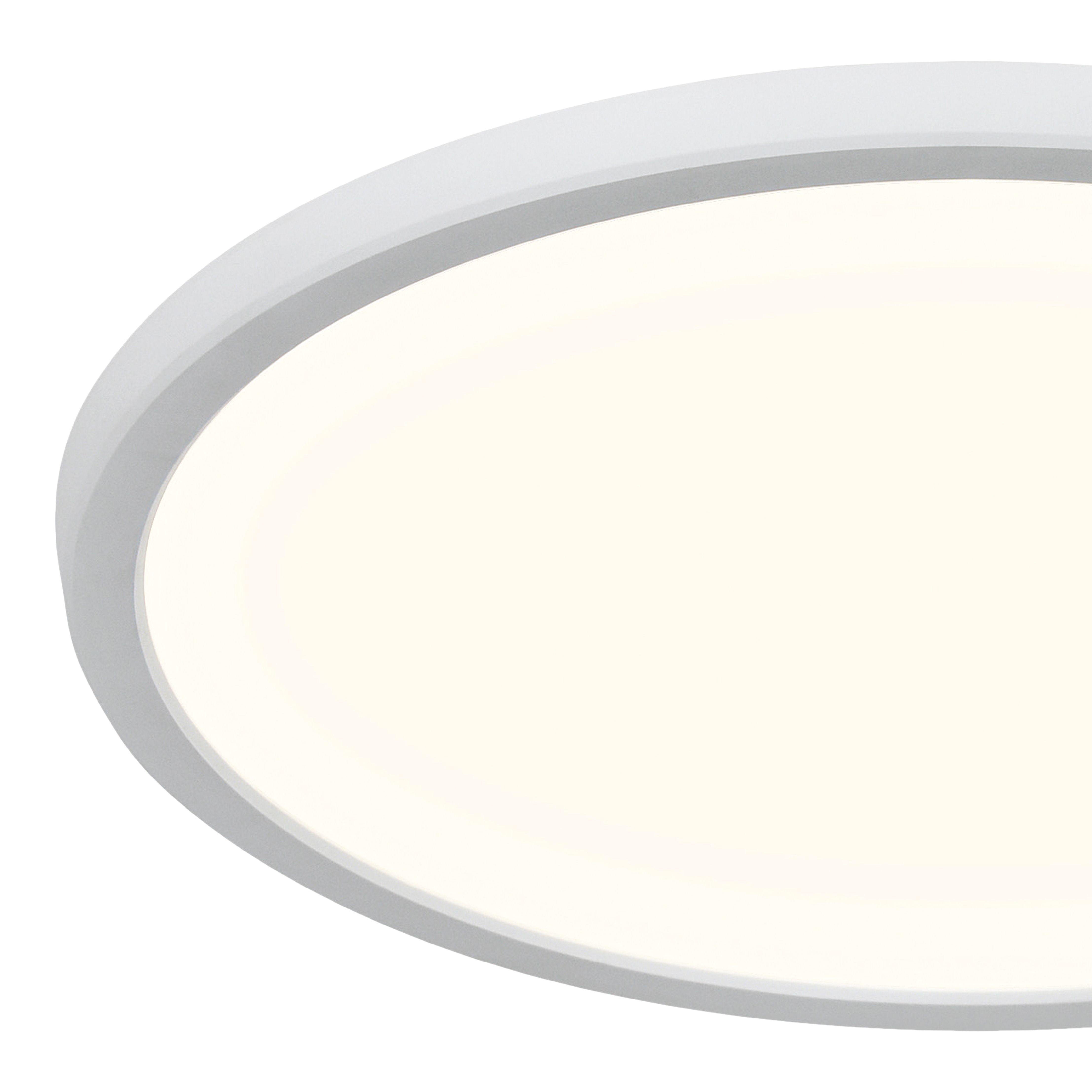 GoodHome Solidaster Matt Plastic White LED Ceiling light