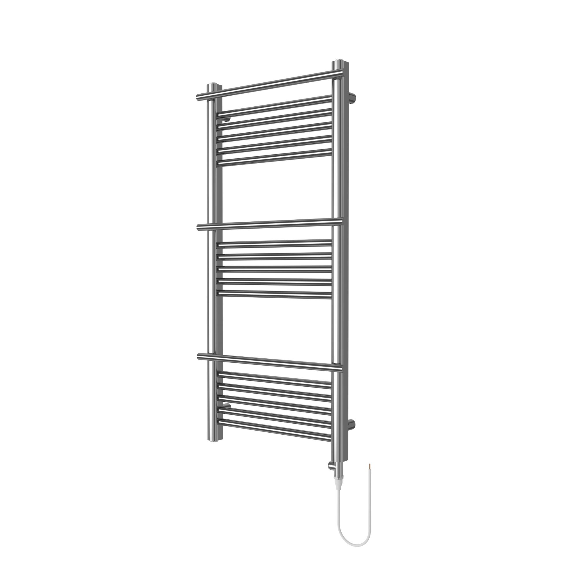 Goodhome solna water towel warmer 1500 x outlet 500mm chrome