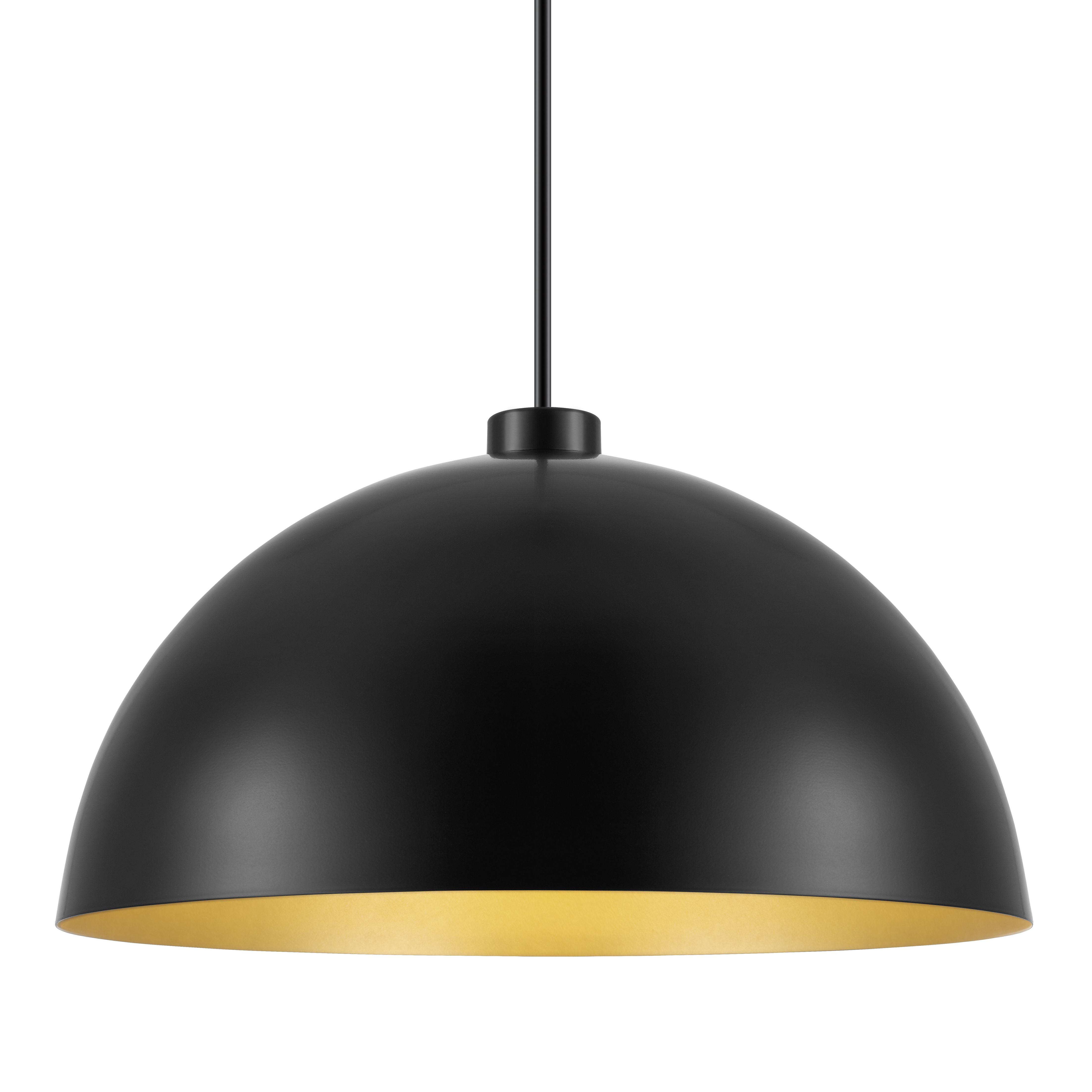 GoodHome Songor Black Light shade (D)38cm