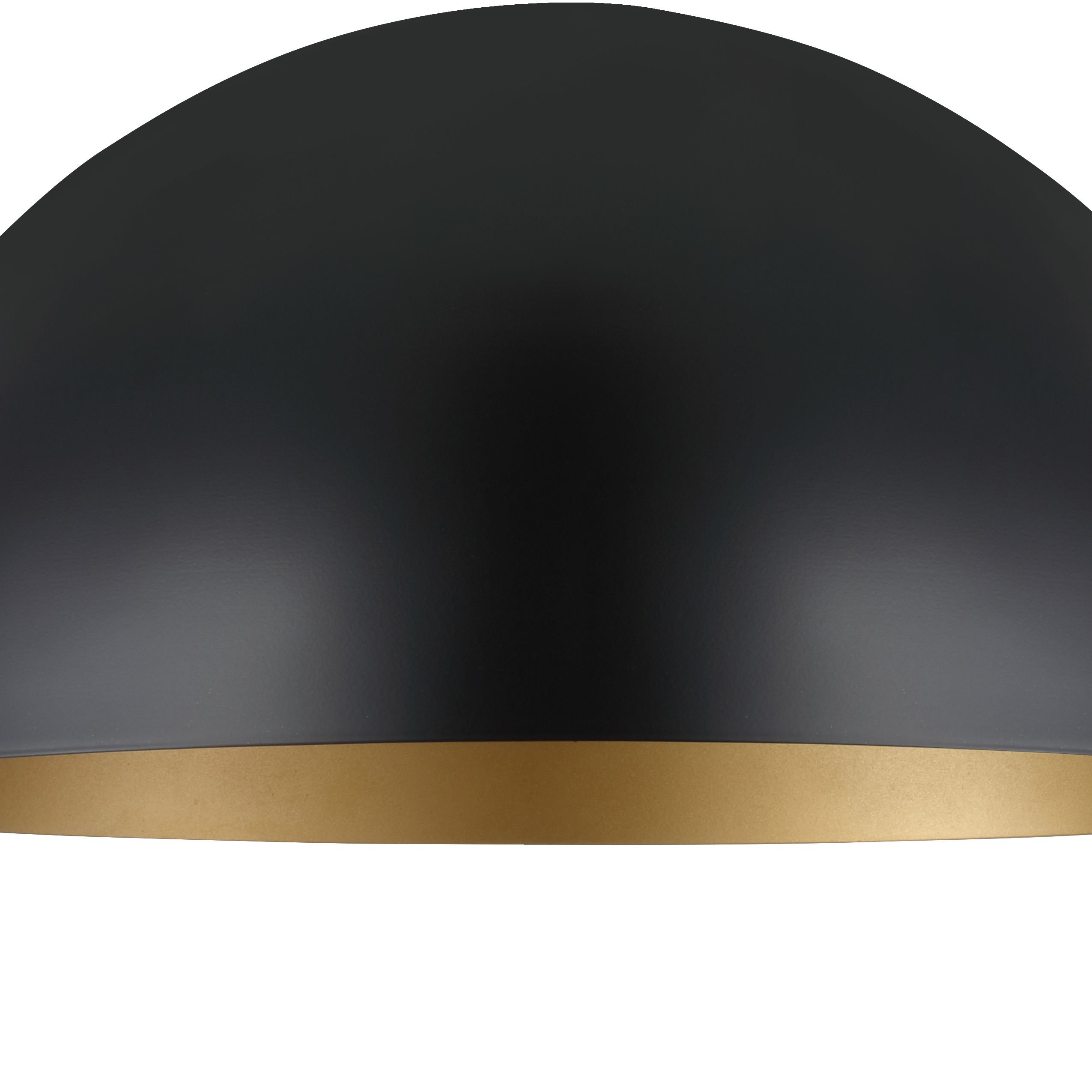 GoodHome Songor Black Light shade (D)38cm
