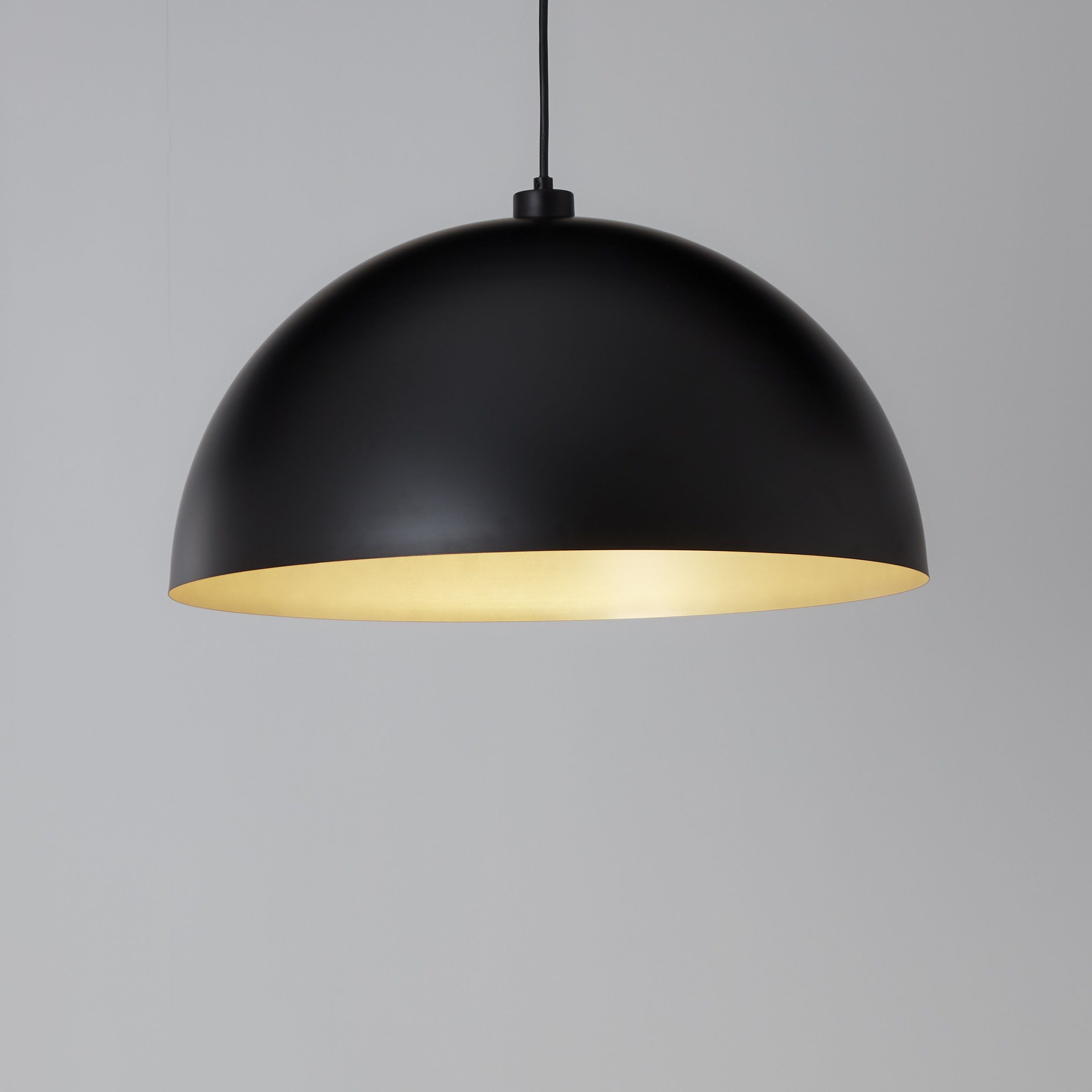 GoodHome Songor Black Light shade (D)58cm