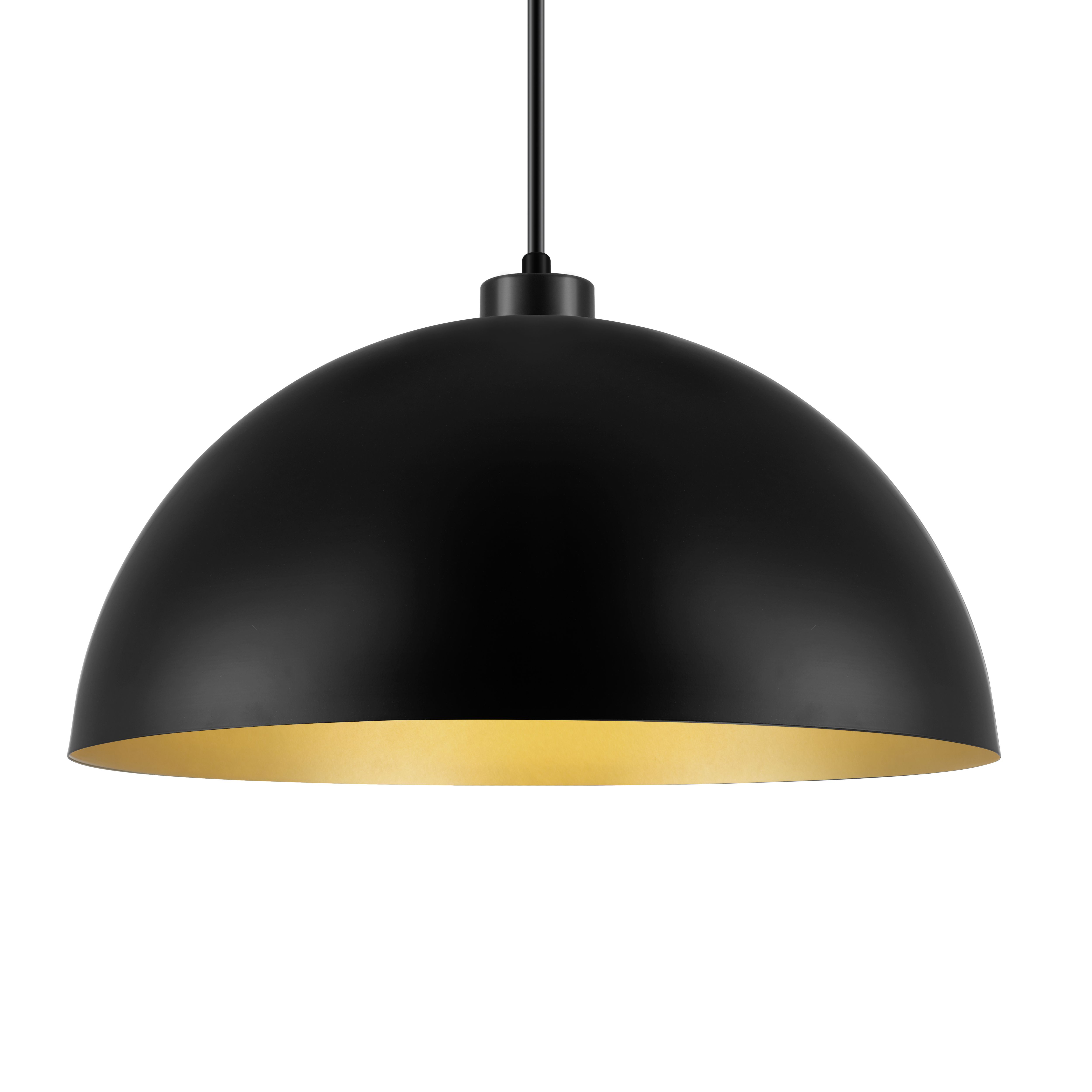 GoodHome Songor Black Light shade (D)58cm