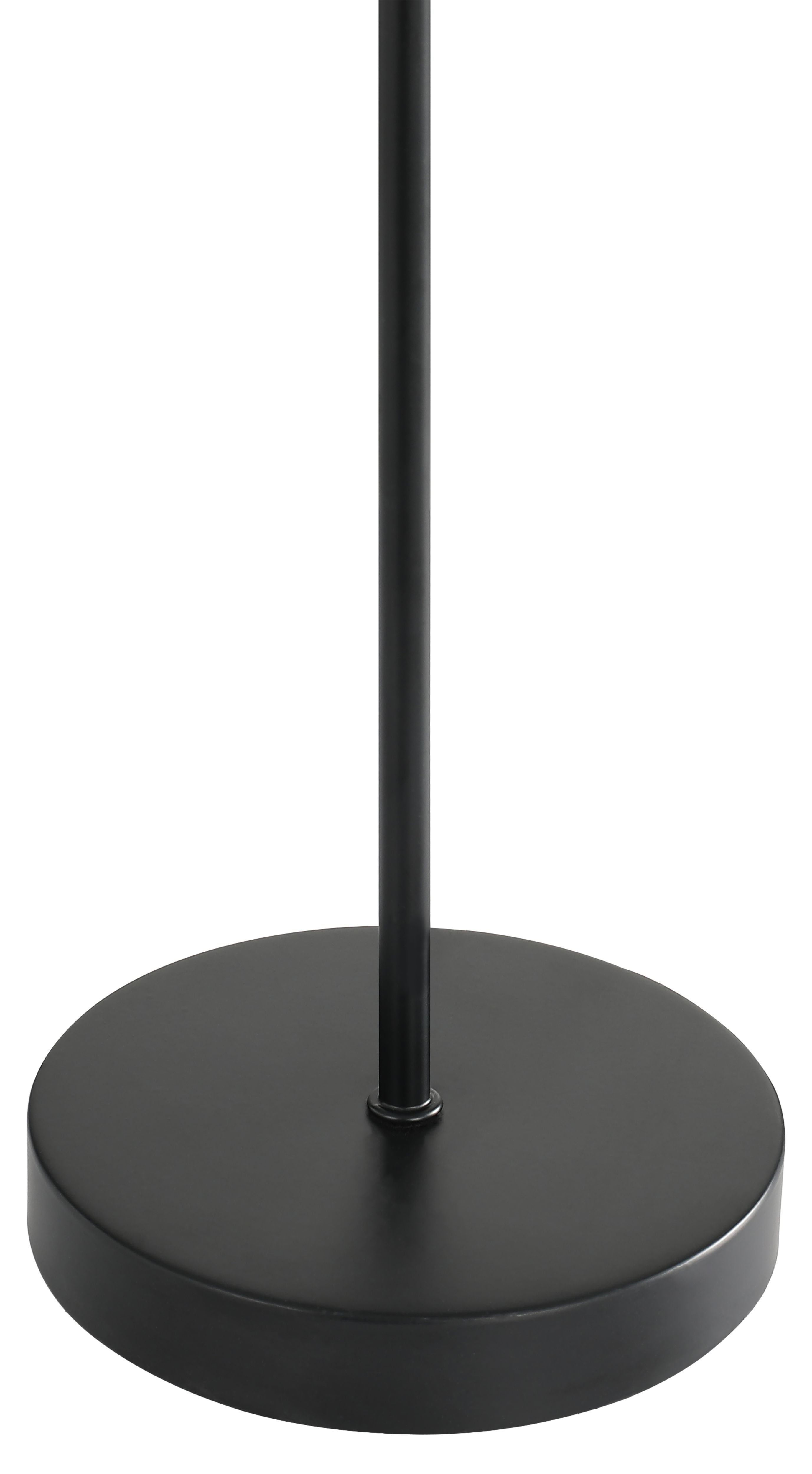 GoodHome Songor Matt Black Eco halogen Round Table lamp