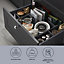 GoodHome Soto Soft-close Deep drawer box (W)300mm