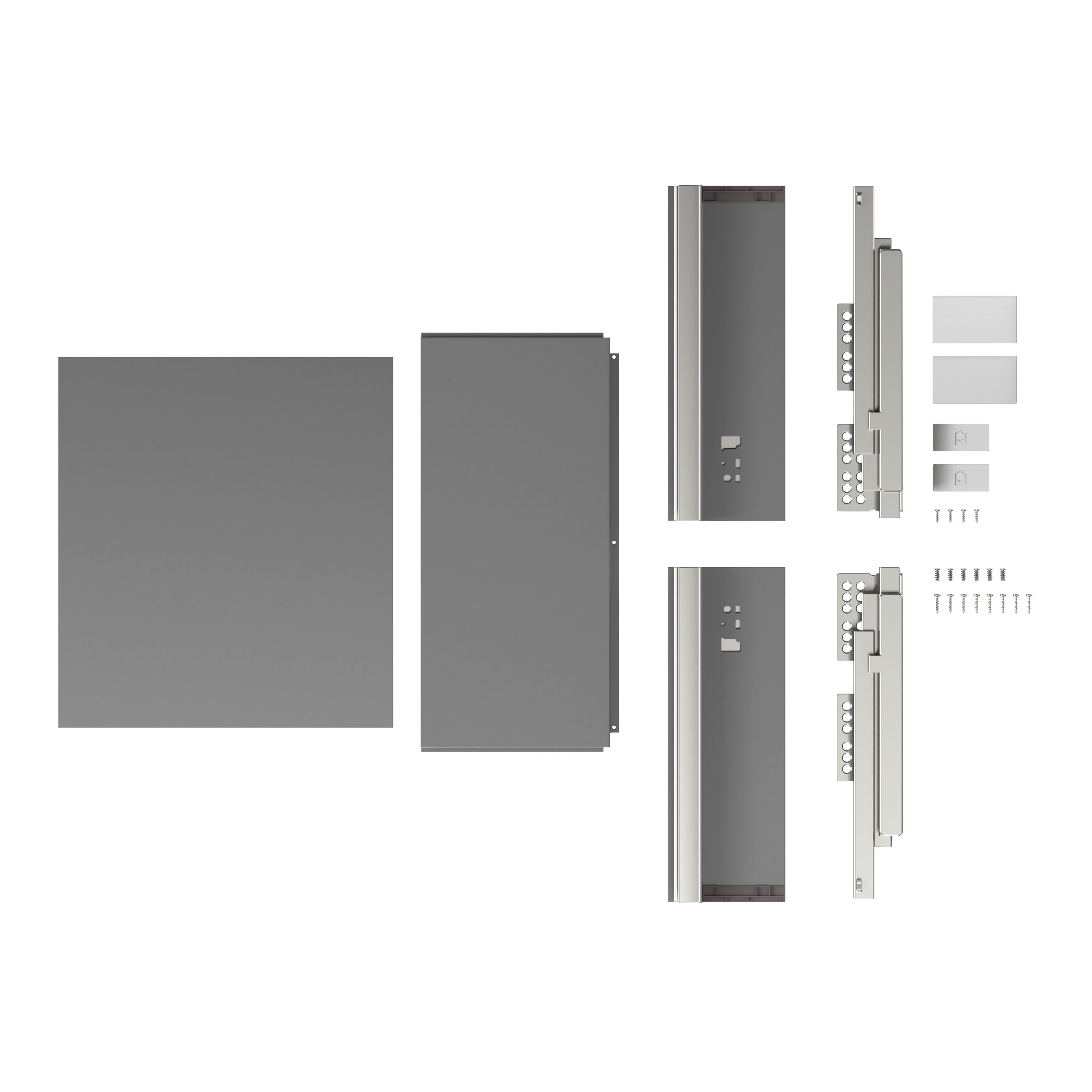 GoodHome Soto Soft-close Slimline drawer box (W)400mm