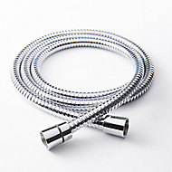 GoodHome Stainless steel Shower hose, (L)1.25m